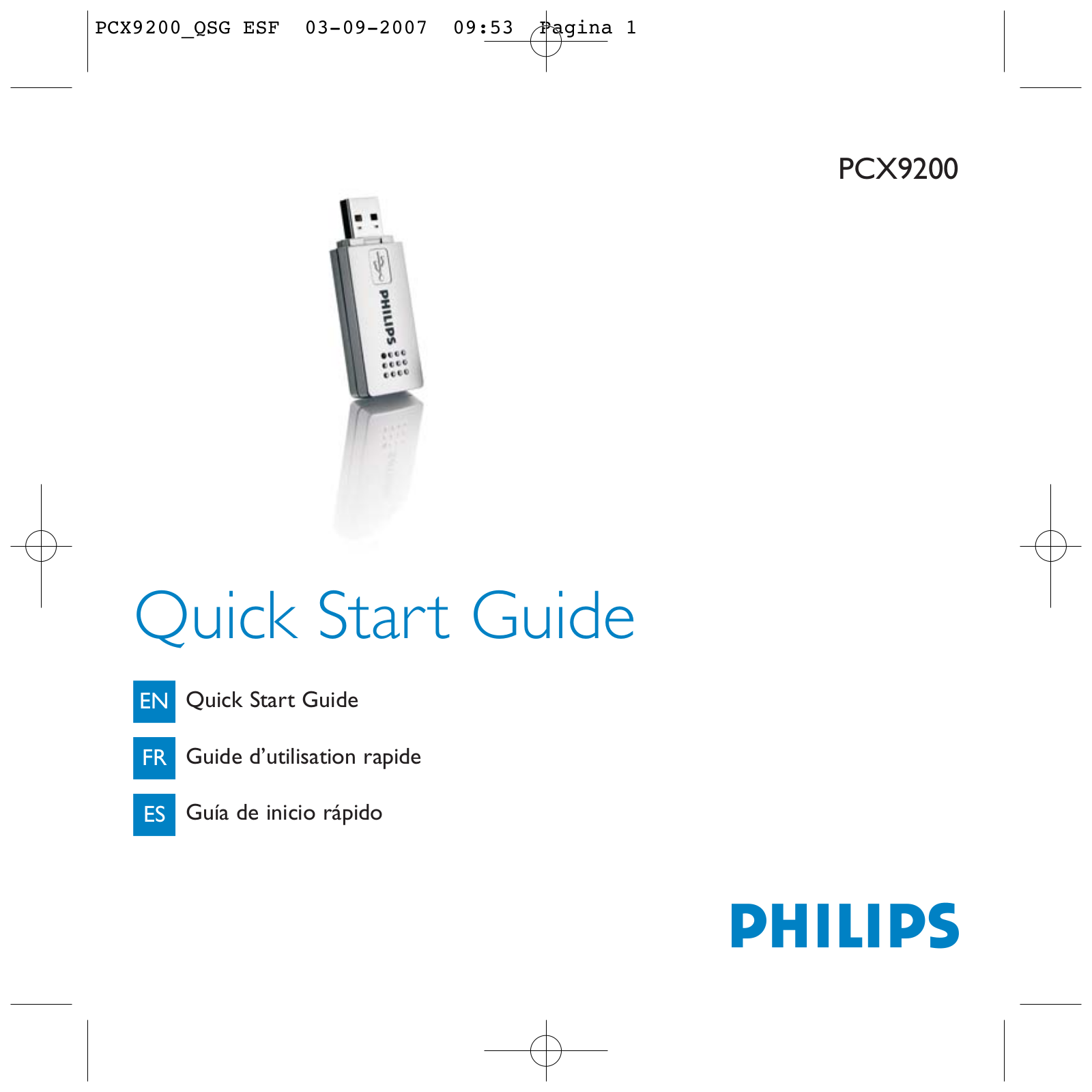 Philips PCX9200 User Manual