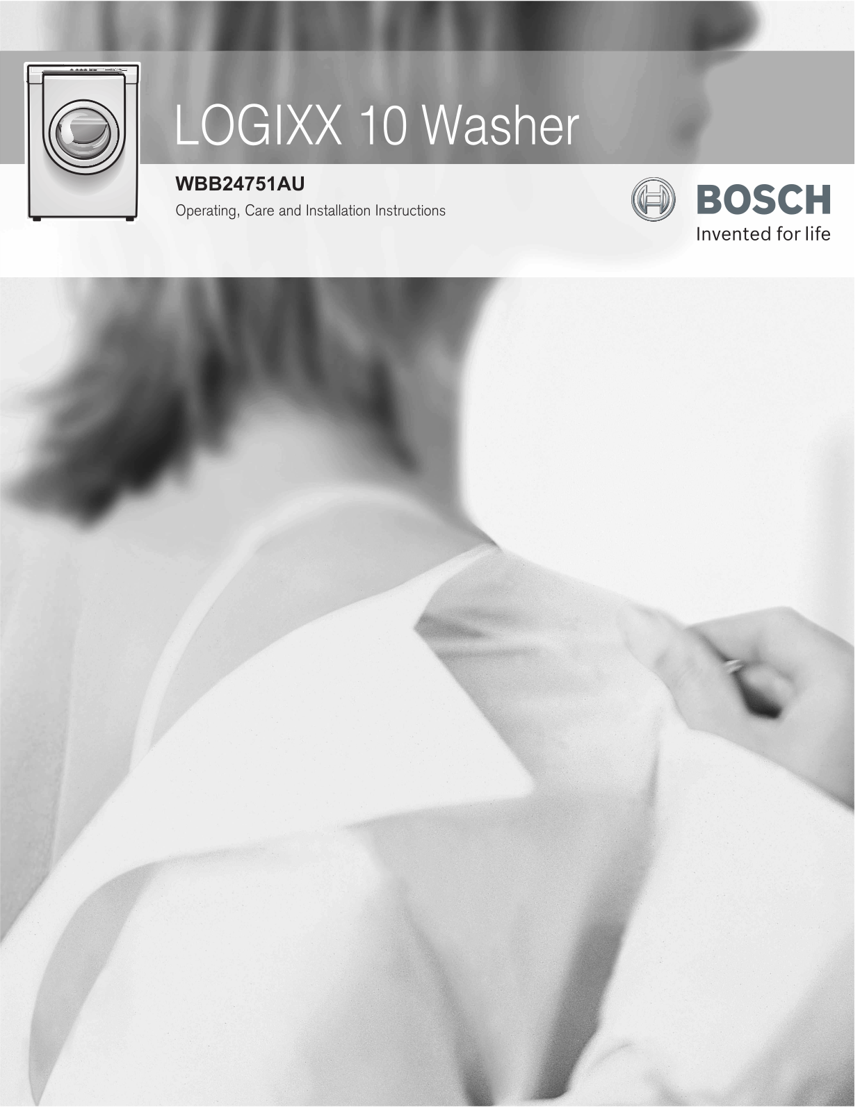 Bosch WBB24751AU User Manual