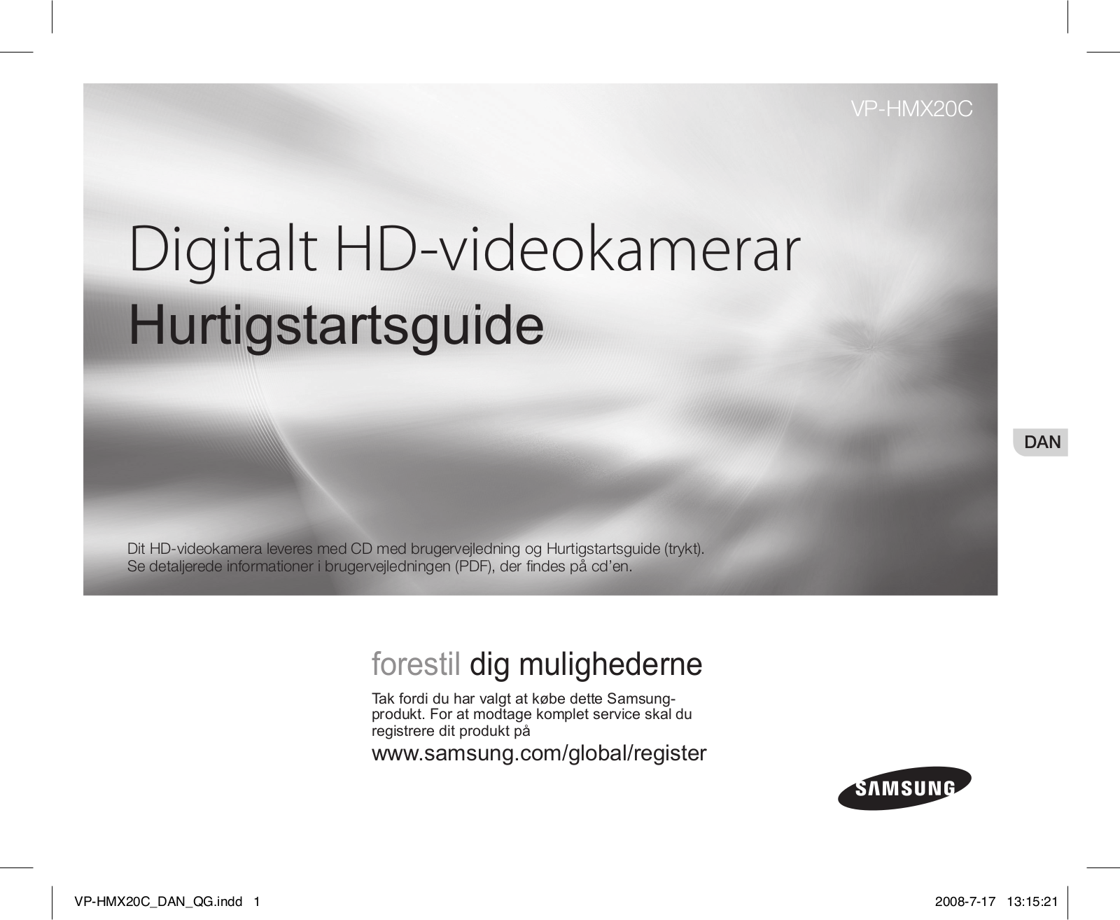 Samsung VP-HMX20C User Manual