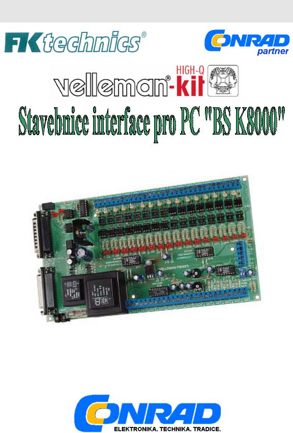 Velleman K8000 User guide