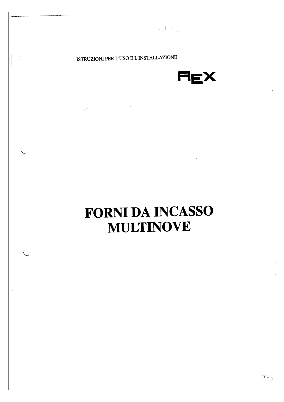 Rex FMU9BE, FMU9NE, FMU9ME User Manual