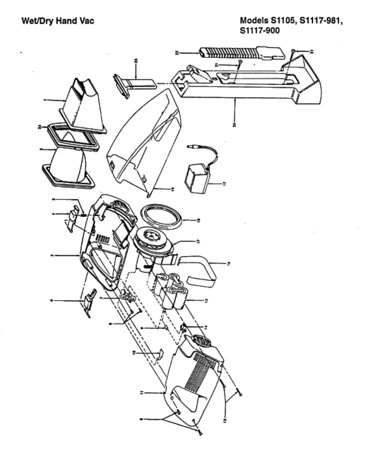 Hoover S1117-981, S1117-900, S1105 Owner's Manual