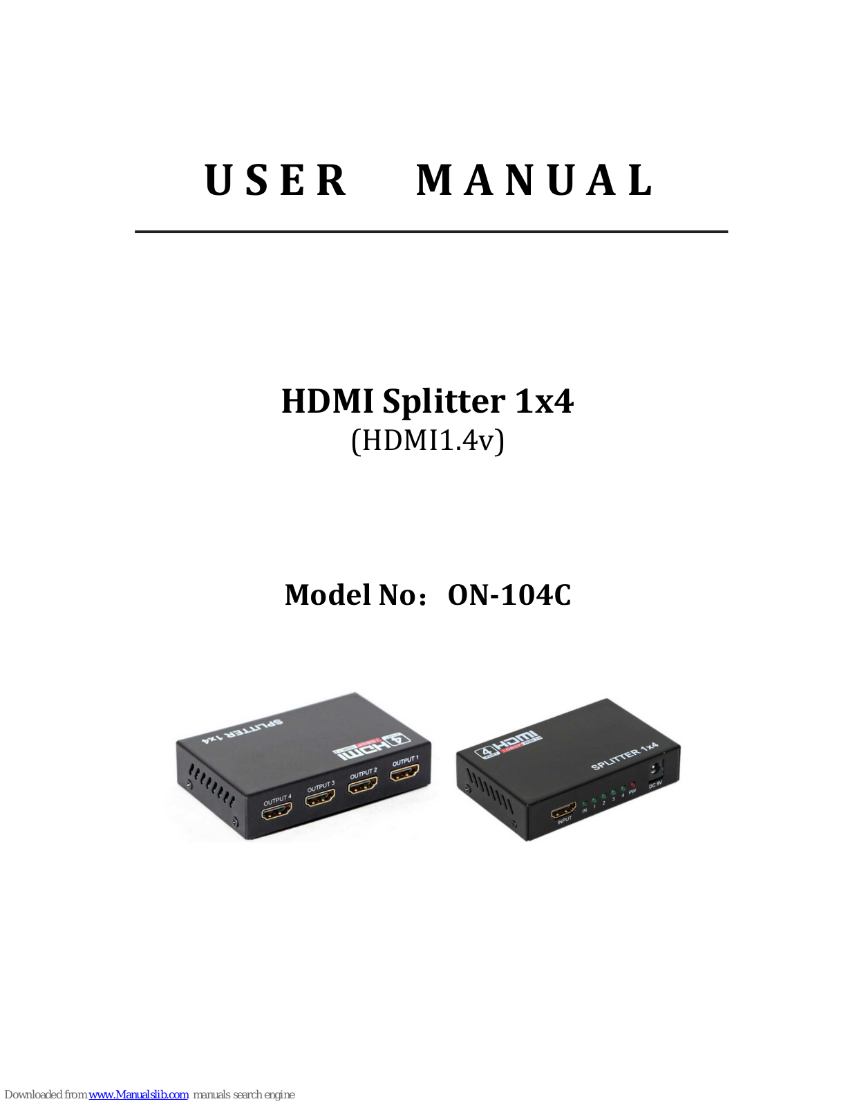 Wizard ON-104C User Manual - ManualMachine.com
