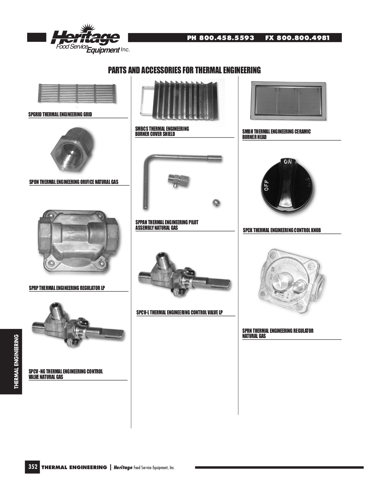 Thermal Engineering SPCV-L User Manual