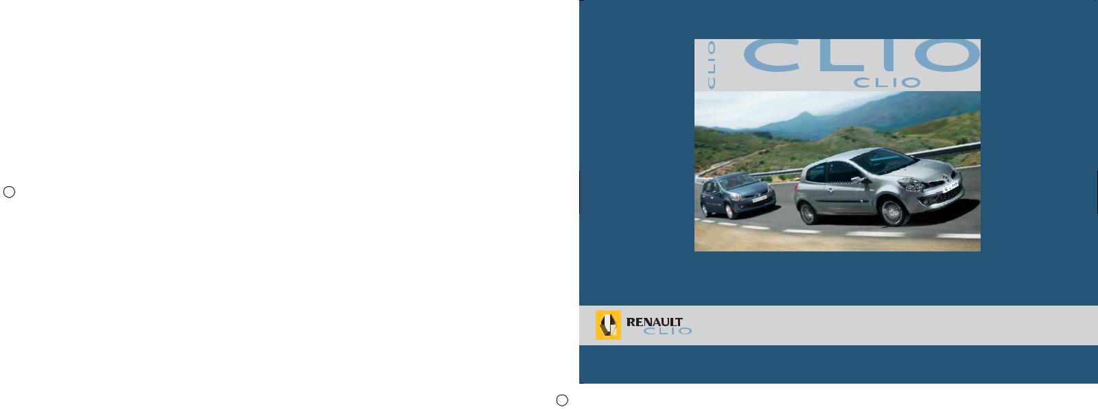Renault Clio 2006 User Manual