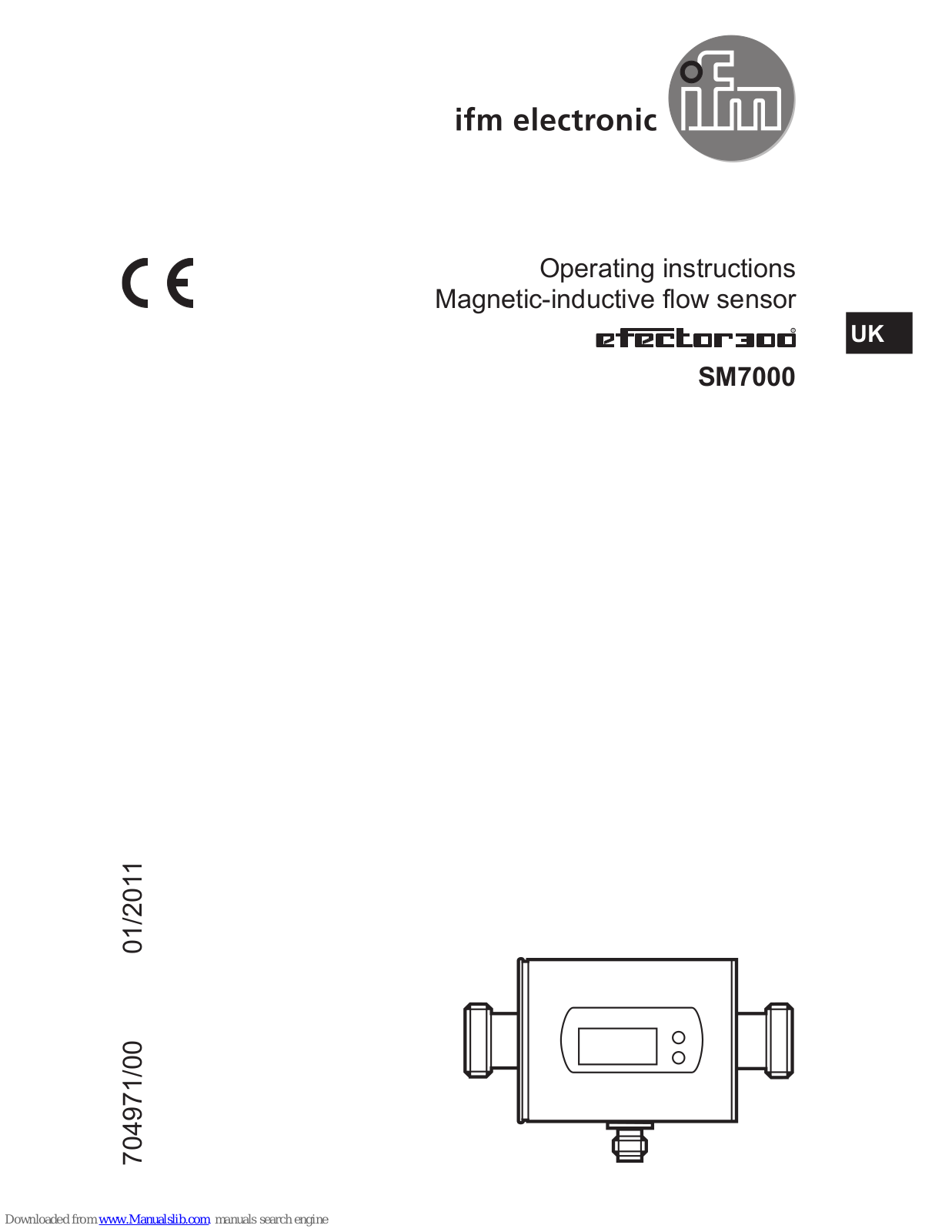 IFM Electronic SM7000, SM7050 Operating Instructions Manual