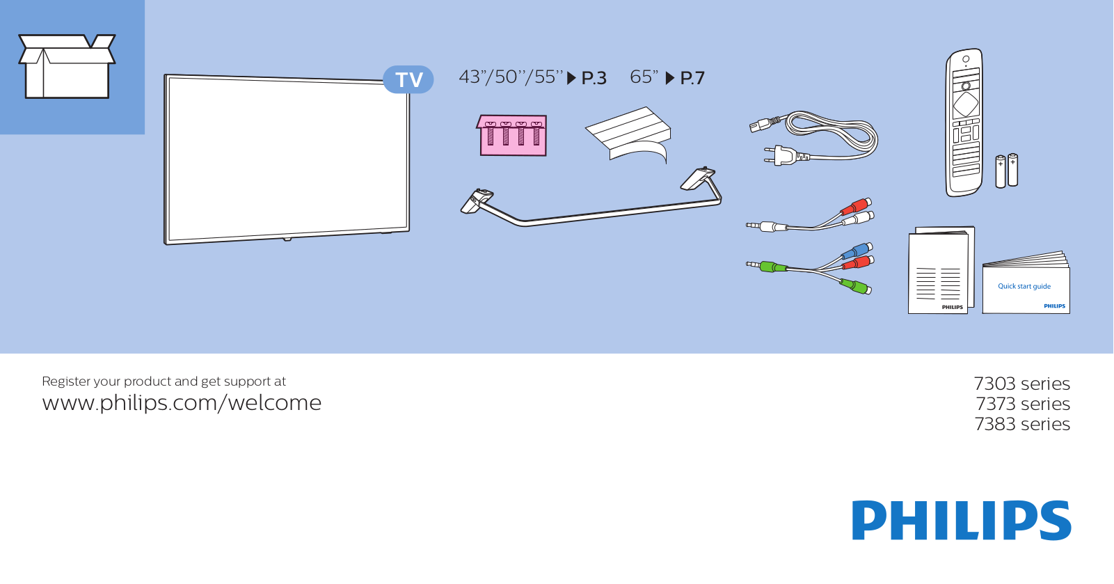 Philips 7383, 7303, 7373 User Manual