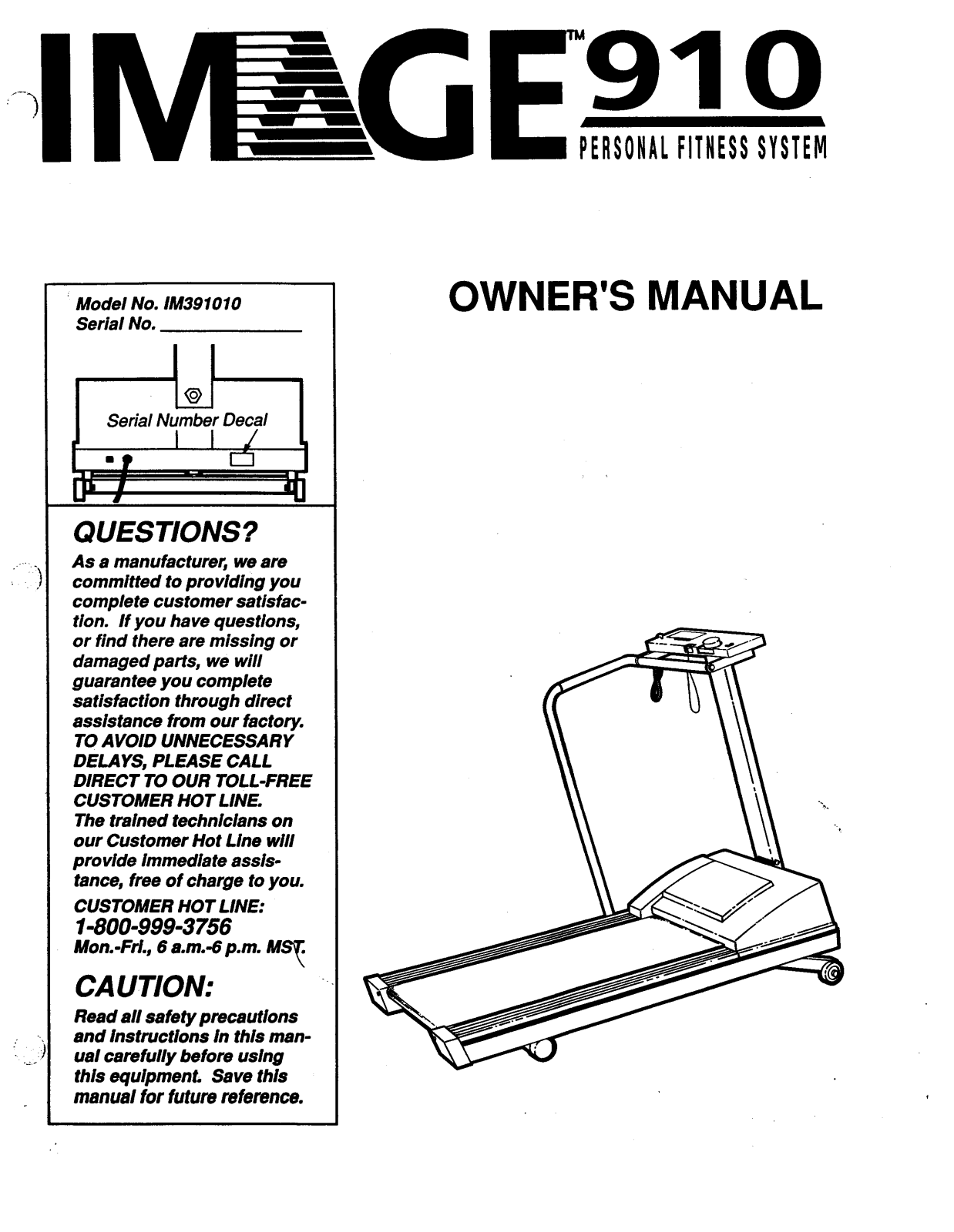 Image IM391010 Owner's Manual
