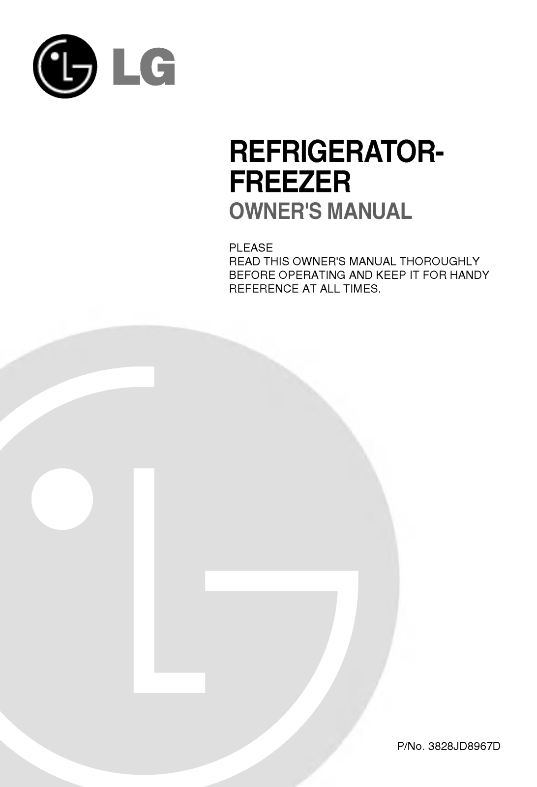 LG GR-G522JQ Owner's Manual