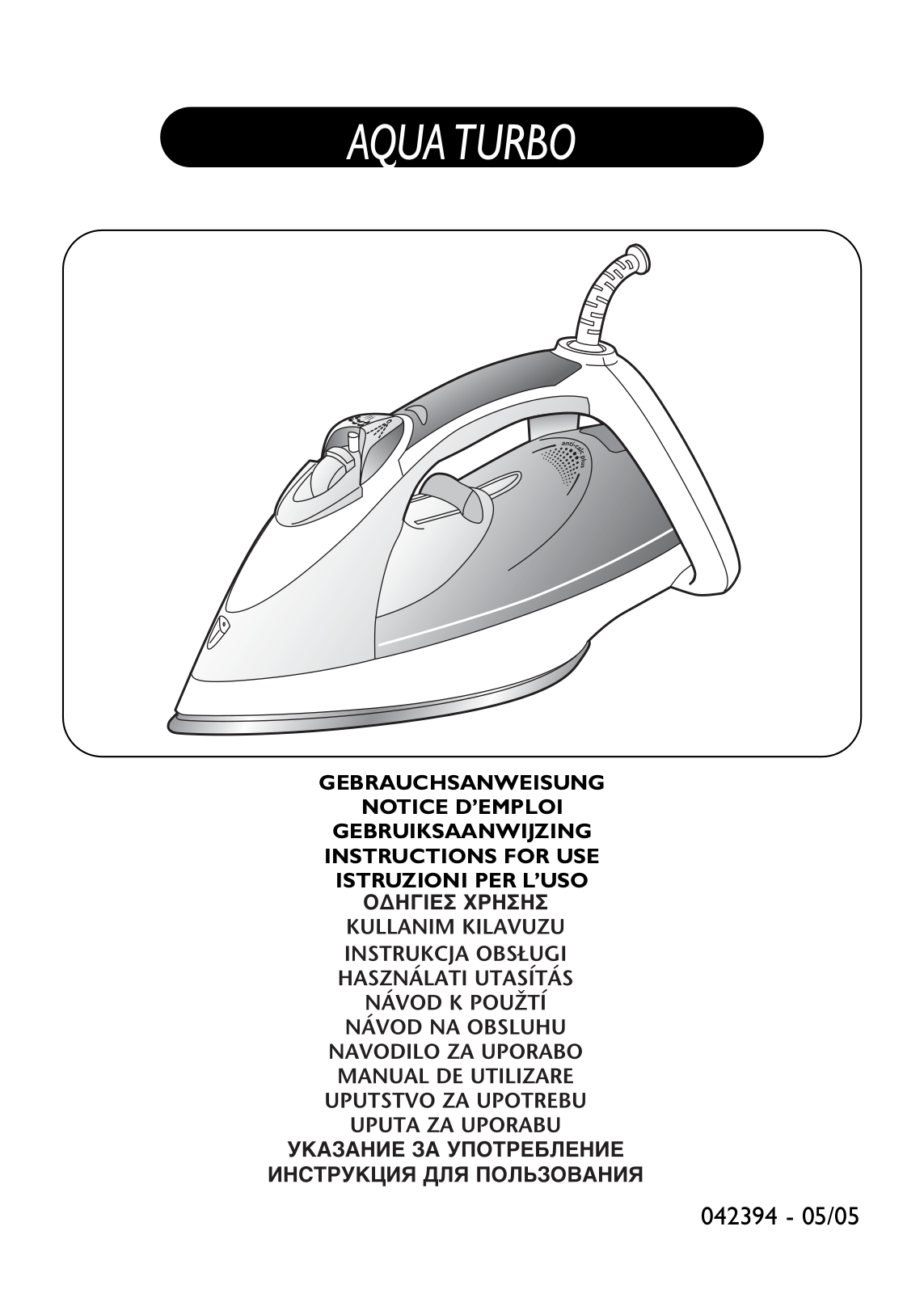 Tefal FV82xx User Manual