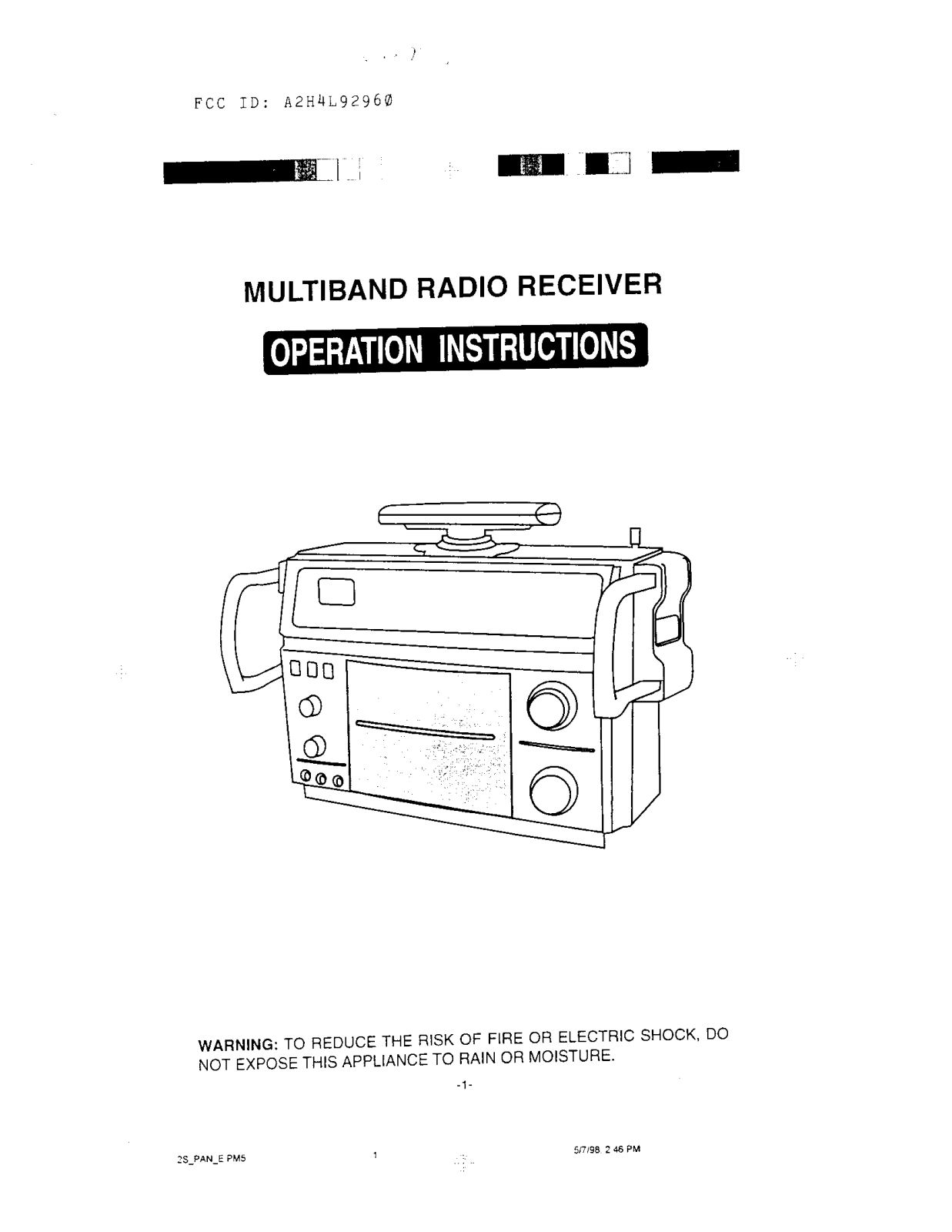 Alco Electronics 4L92960 Users Manual