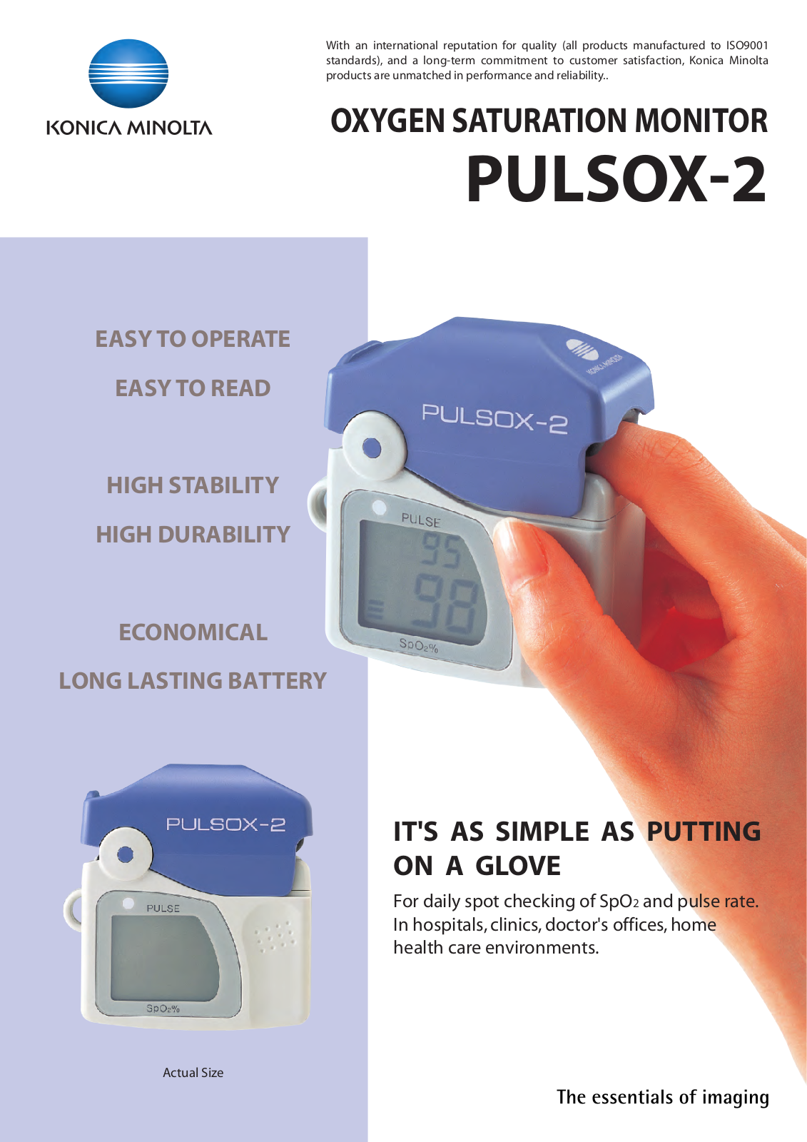 Konica minolta PULSOX-2 Brochure