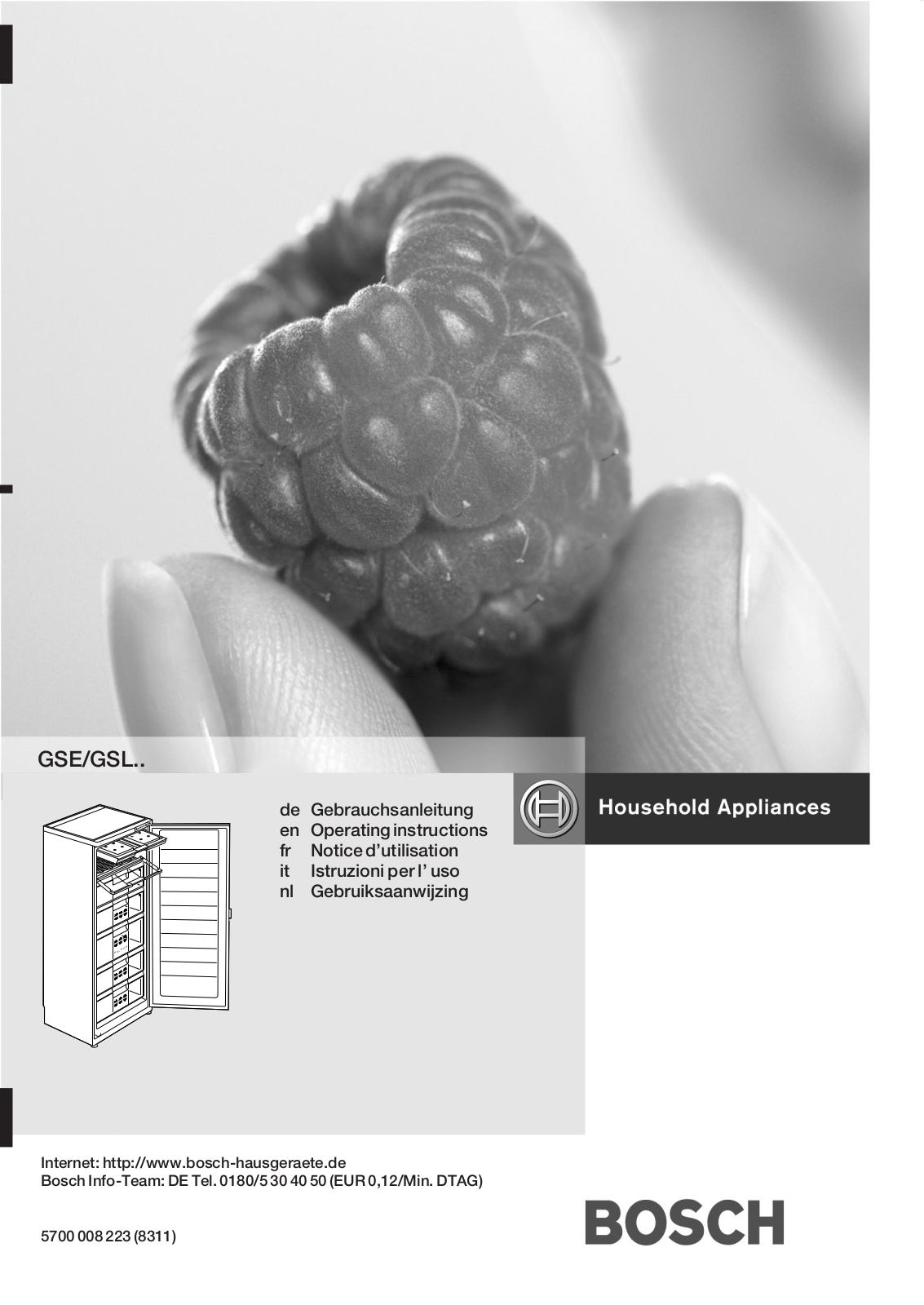 BOSCH GSE36421 User Manual