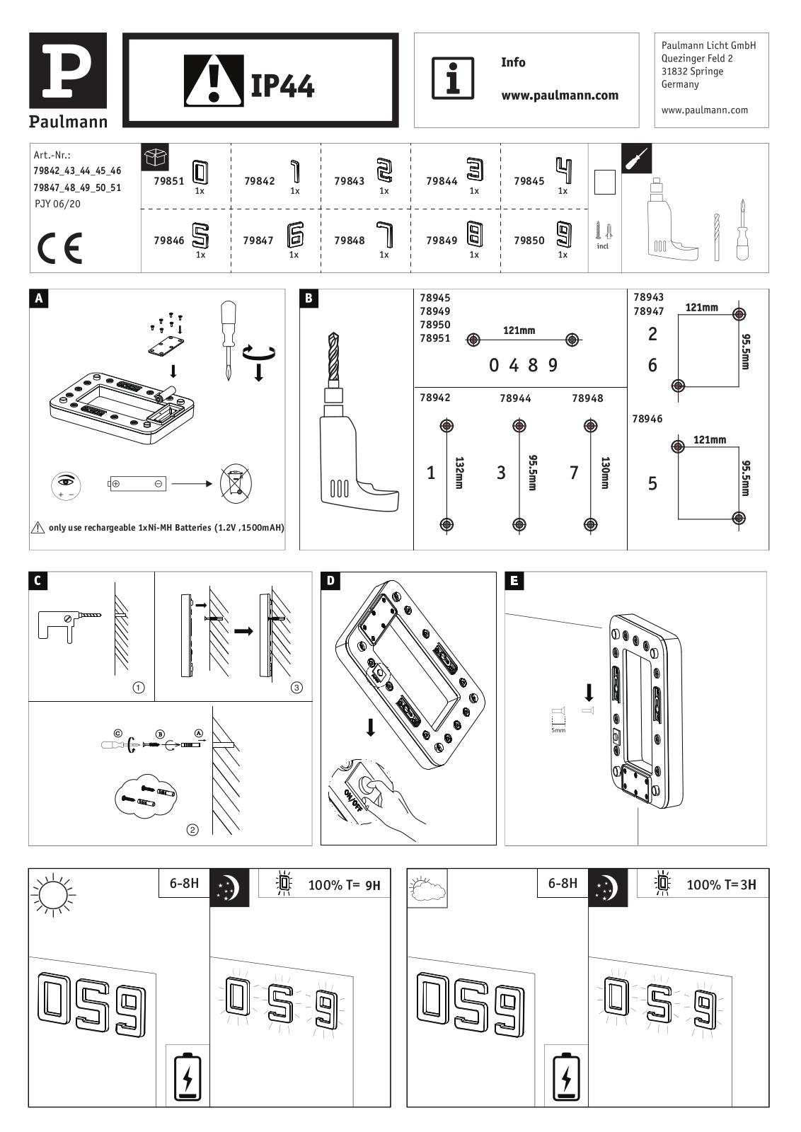 Paulmann 798.44 User Manual - ManualMachine.com