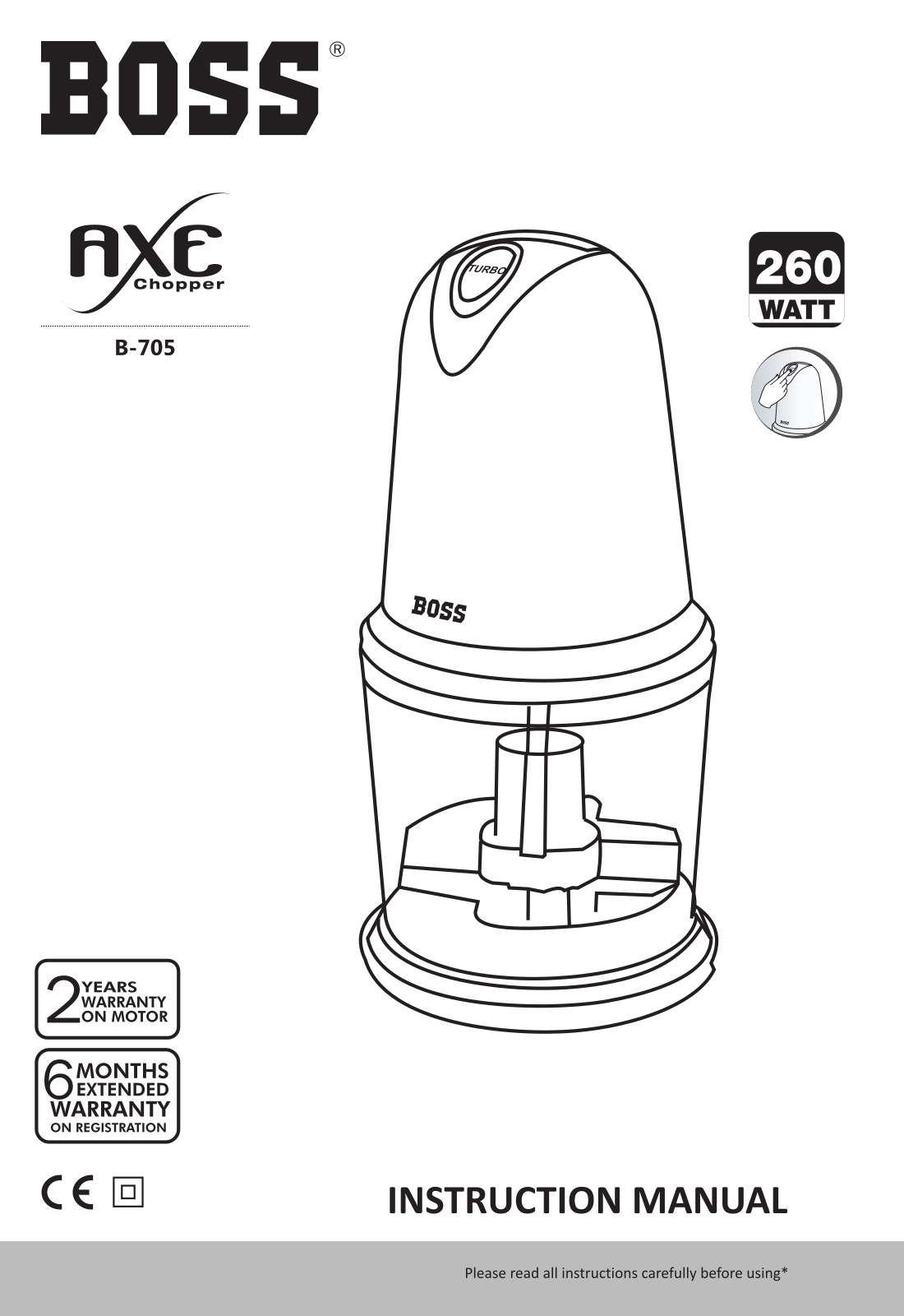 Boss AXE B-705 User Manual