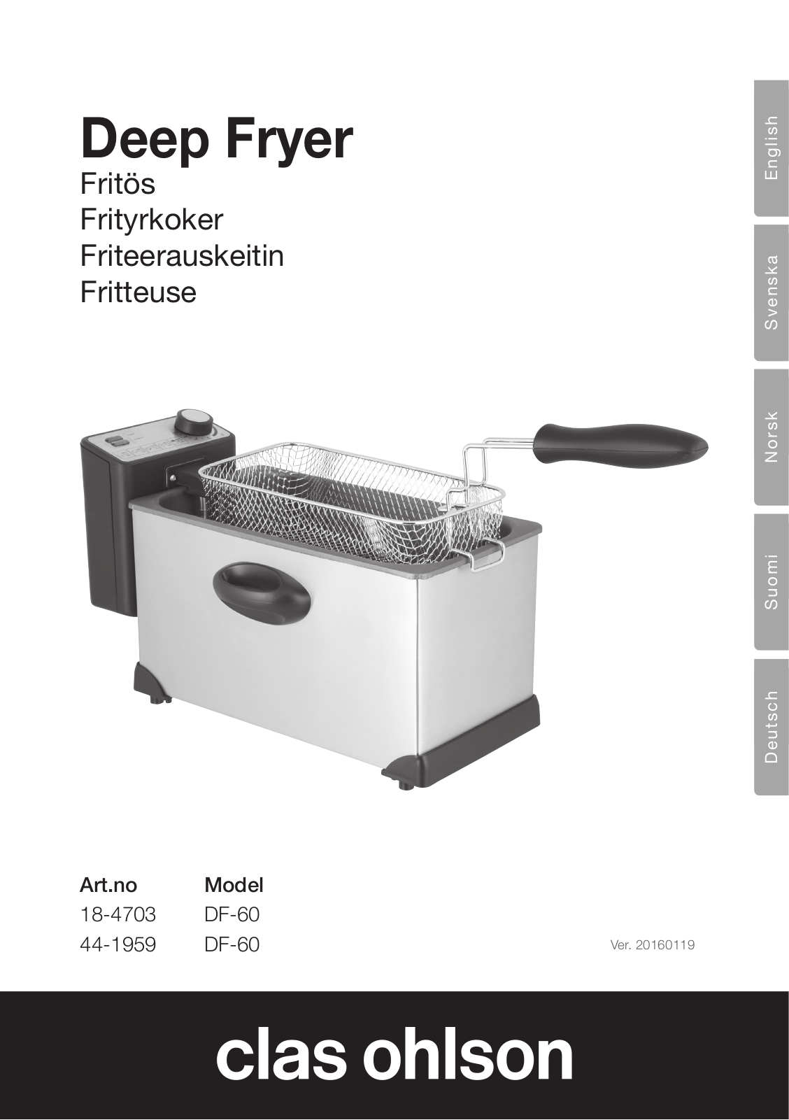 Clas Ohlson DF-60 User Manual