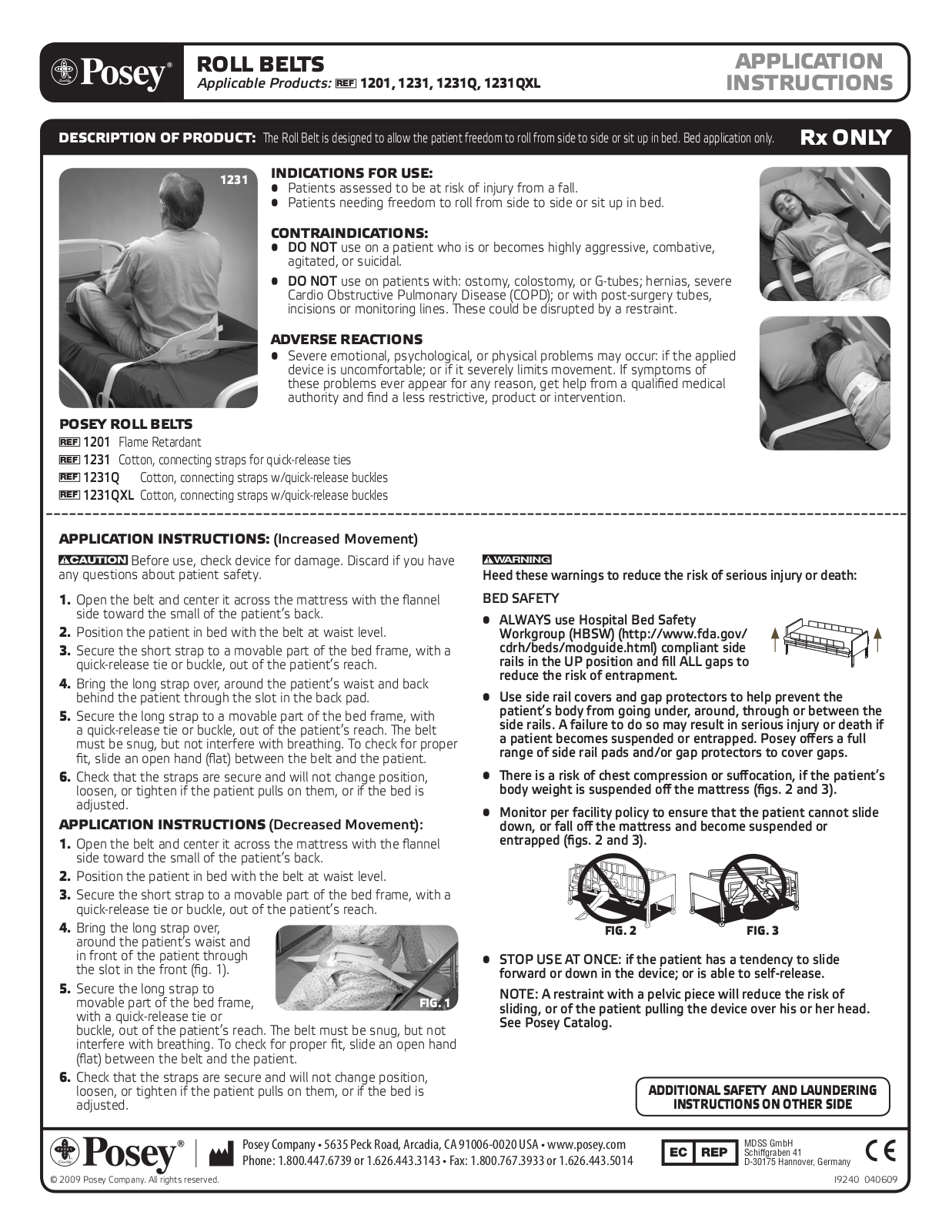 Posey Roll Belt User Manual