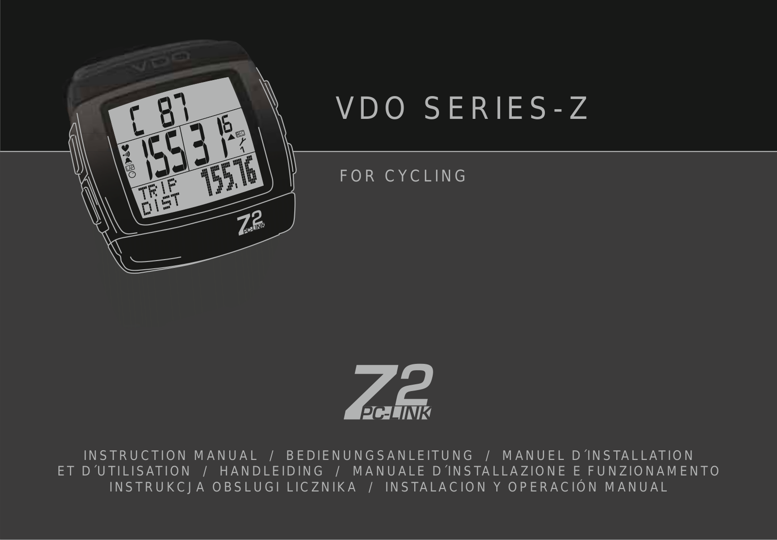 VDO Z2 PC User Manual