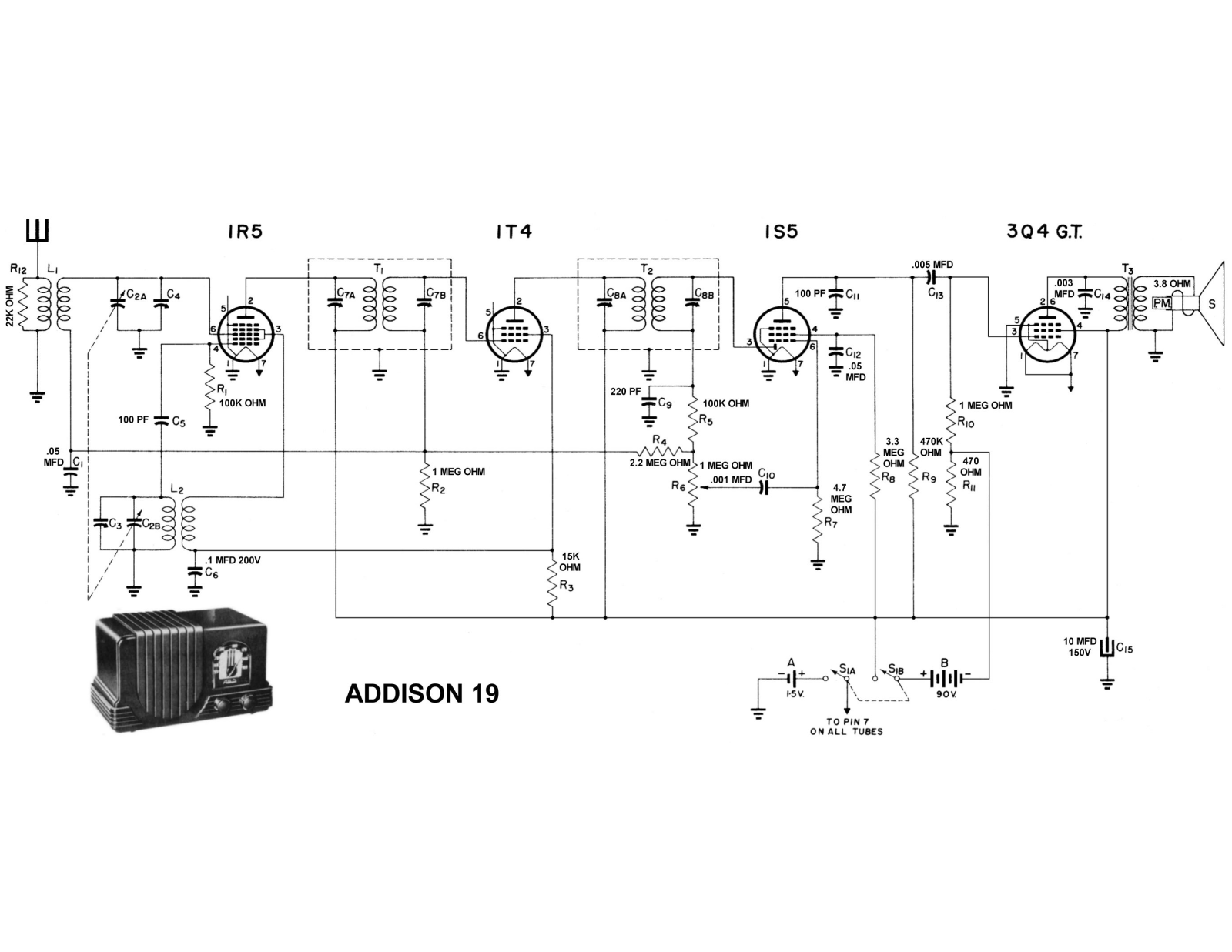 Addison 19 schematic