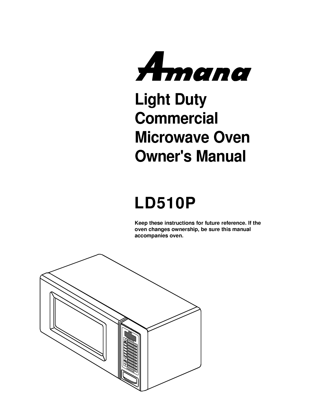 LG LD-510P User Manual