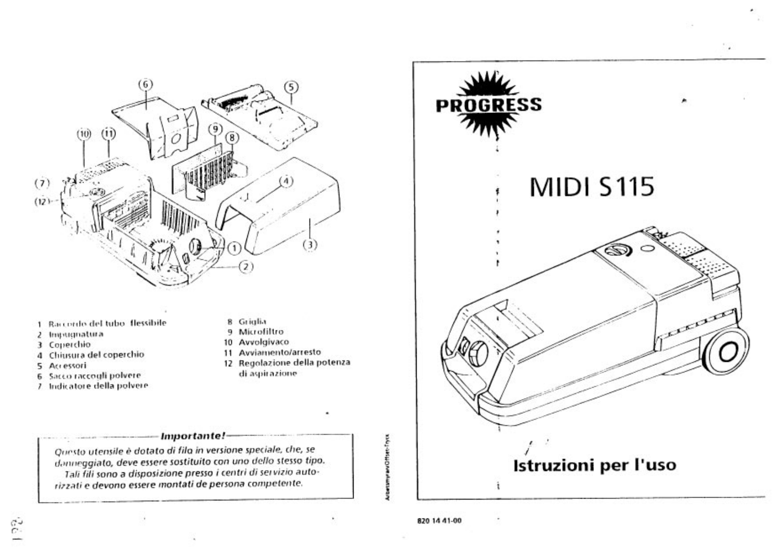 Progress Midi S115 User Manual