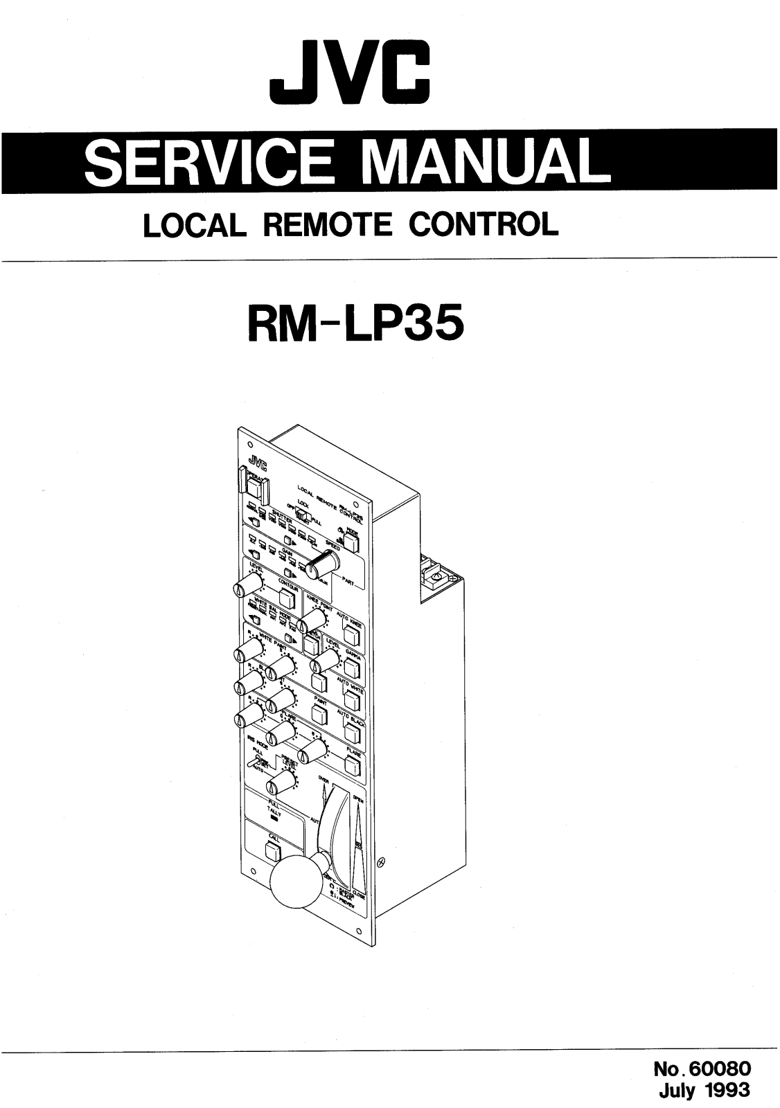JVC RMLP-35 Service manual