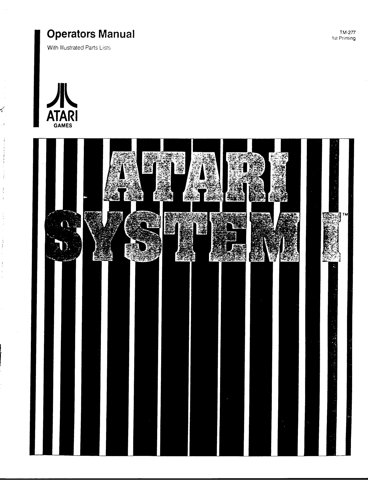 ATARI TM-277 User Guide