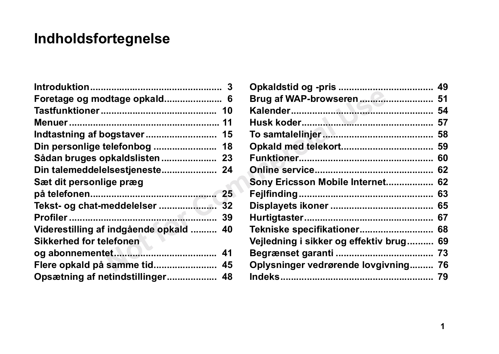 Sony ericsson T600 User Manual