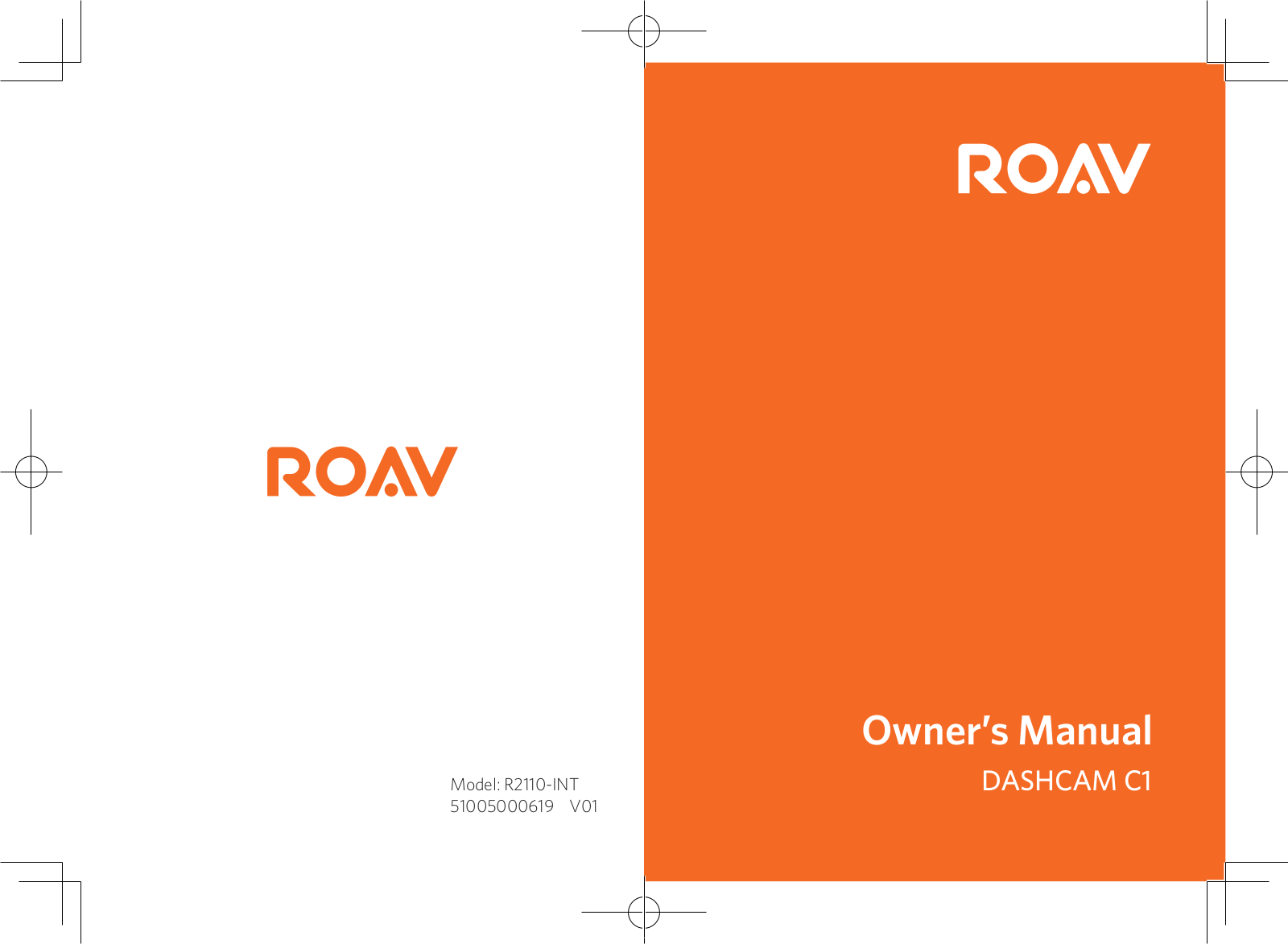 Roav R2110-INT User Manual