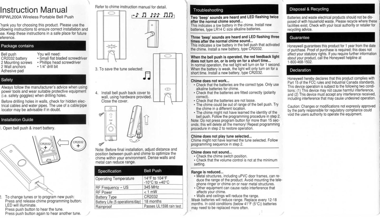 Ademco 51381SL Users Manual