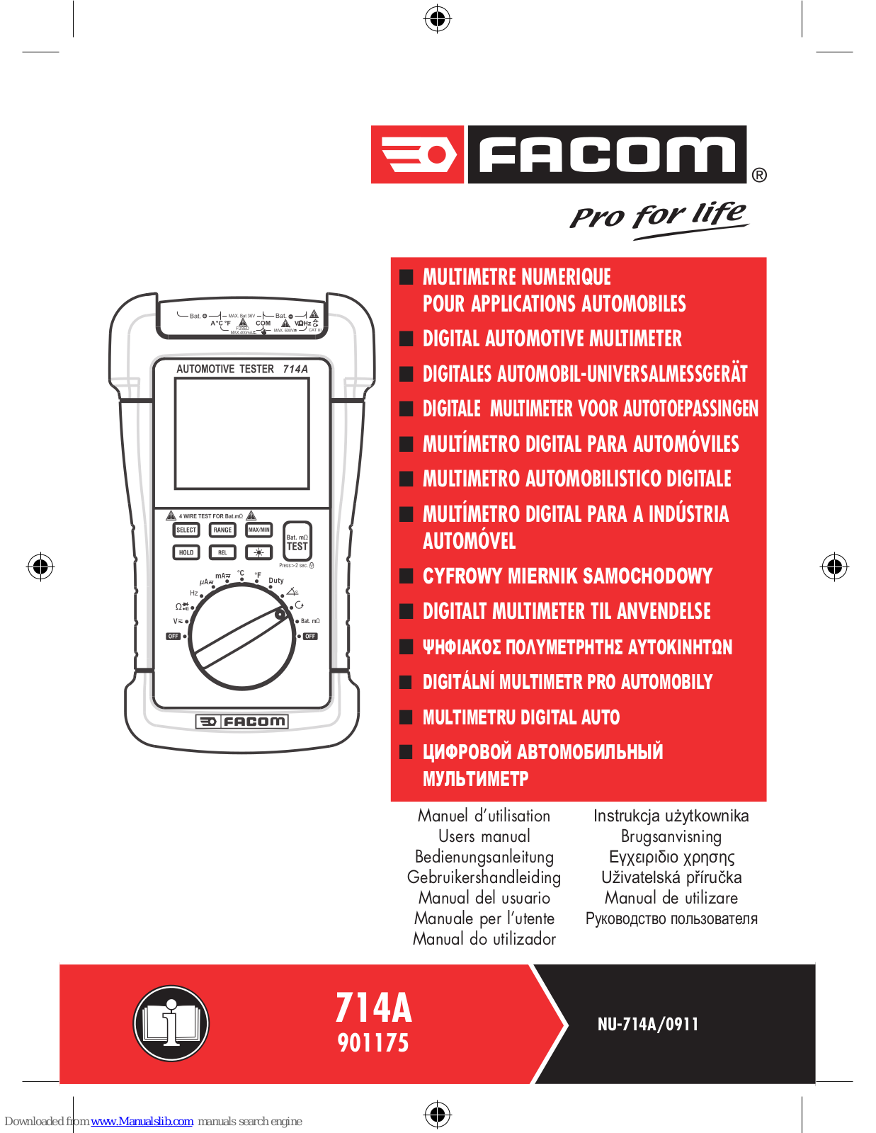 Facom 714A User Manual - ManualMachine.com
