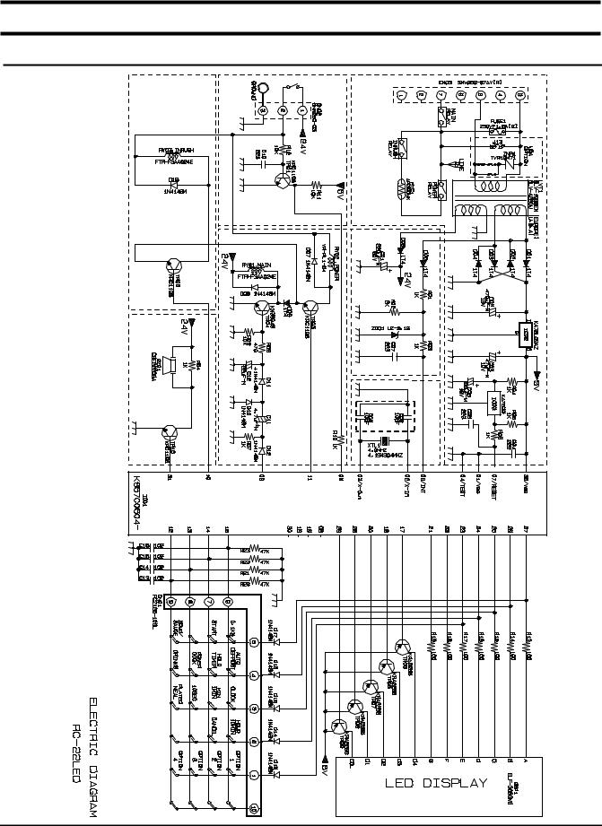 Samsung CE2833NR PCB Diagram
