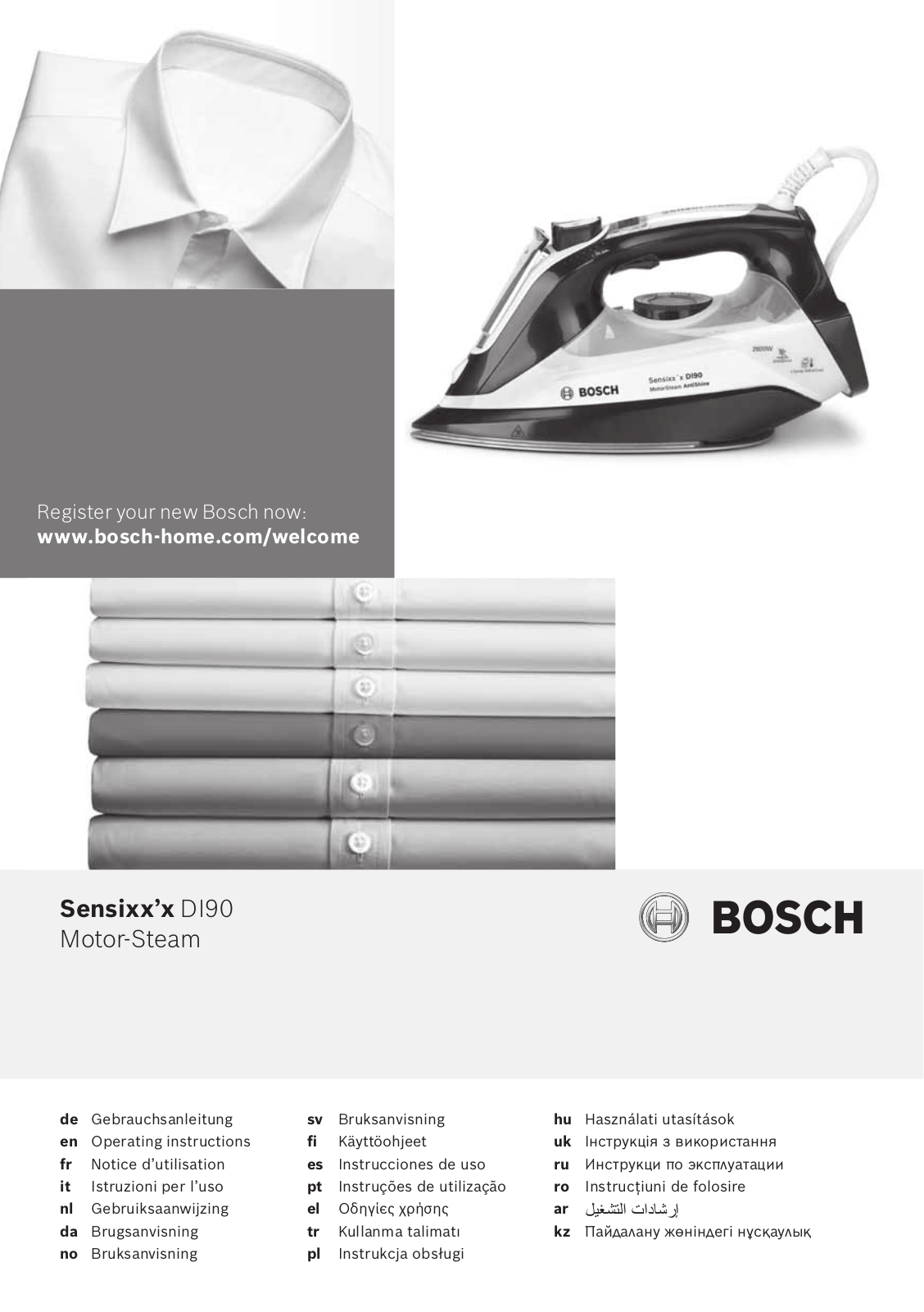 Bosch TDI903231A, TDI902836A User Manual