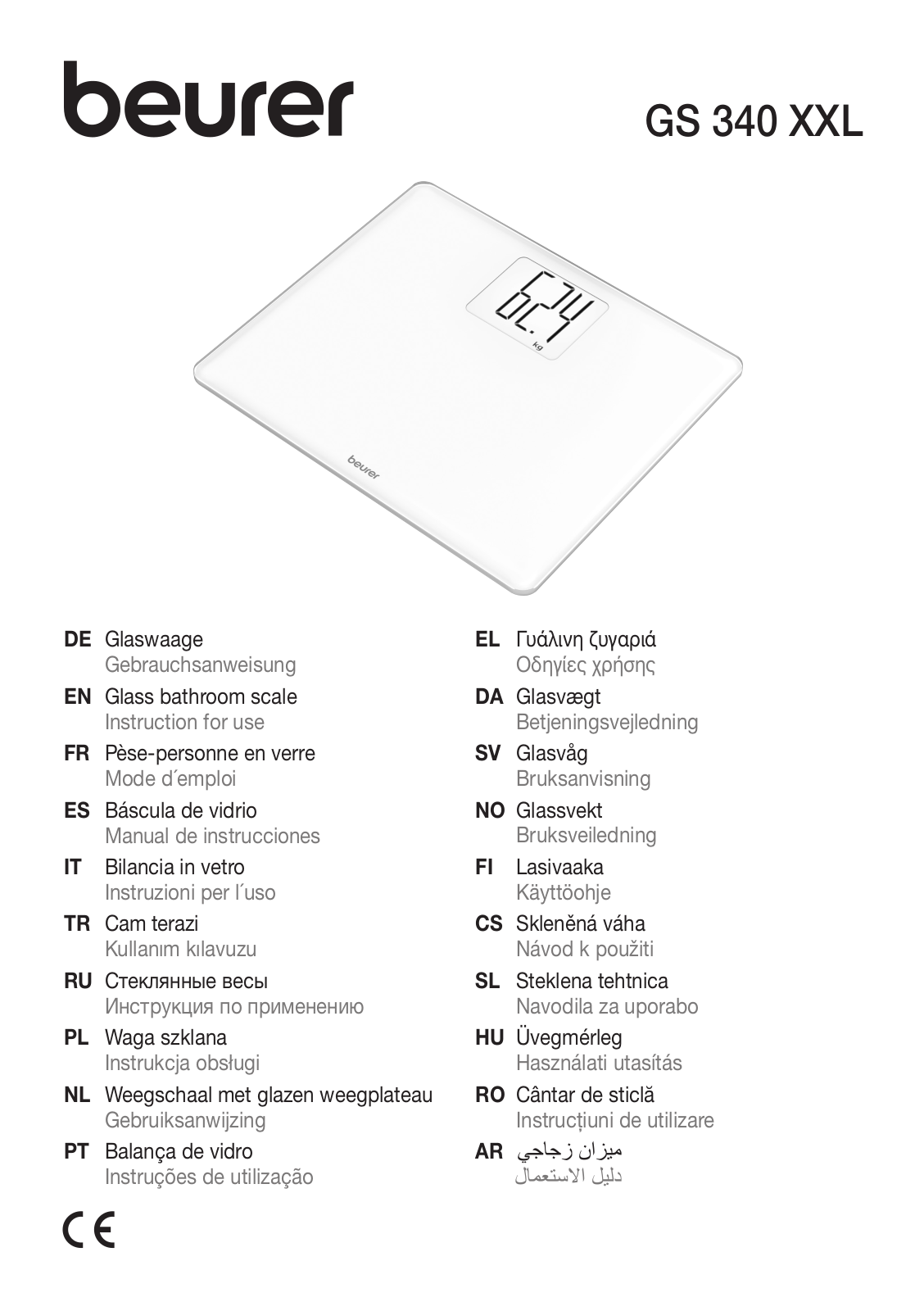 Beurer GS340 User Manual