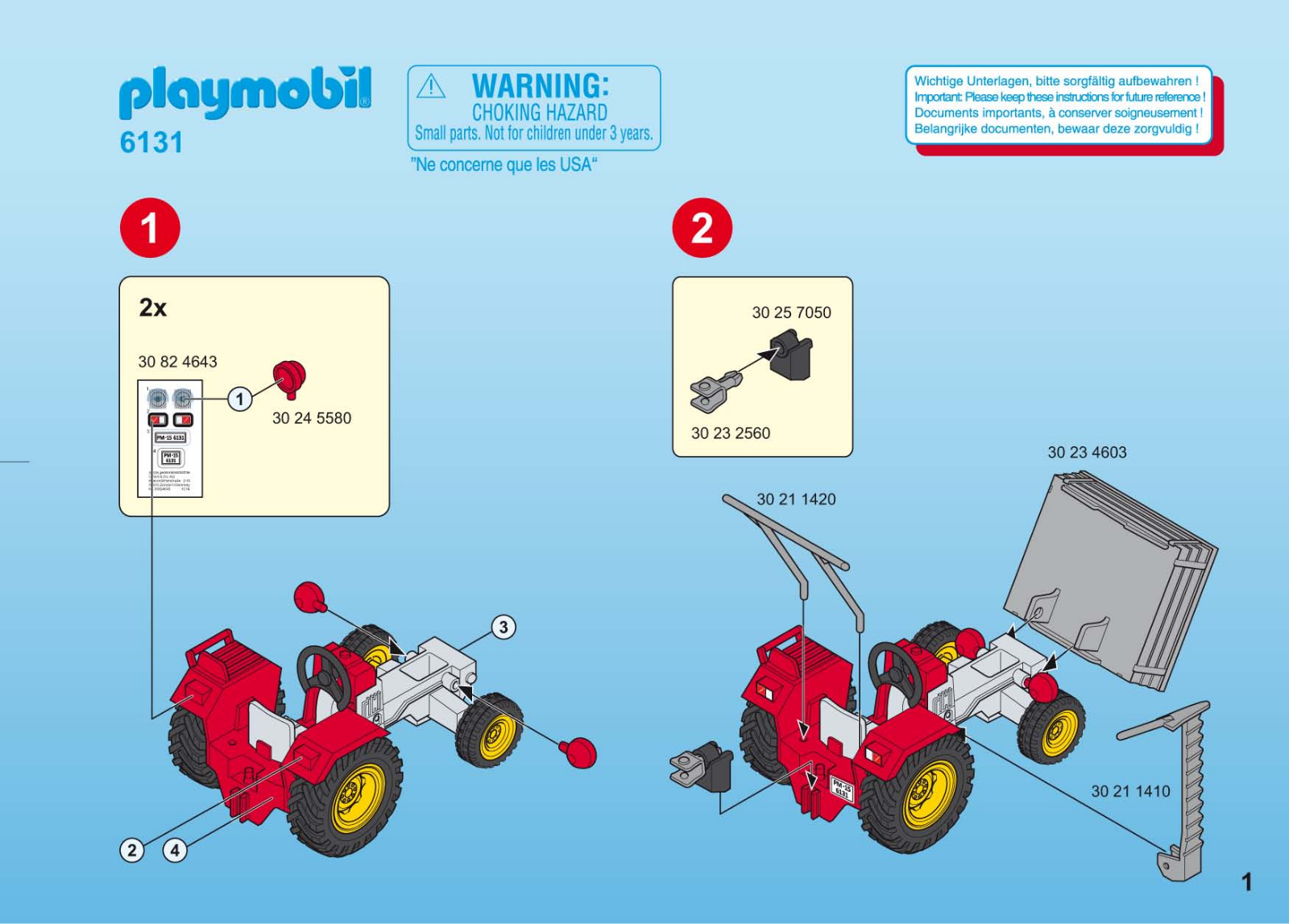 Playmobil 6131 Instructions