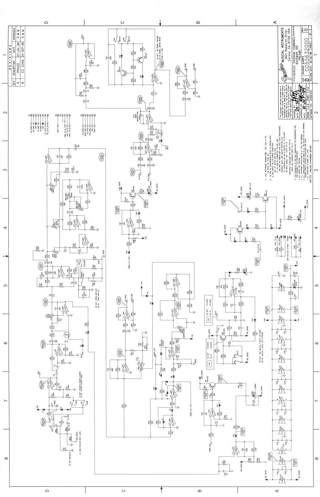 Fender 100 schematic