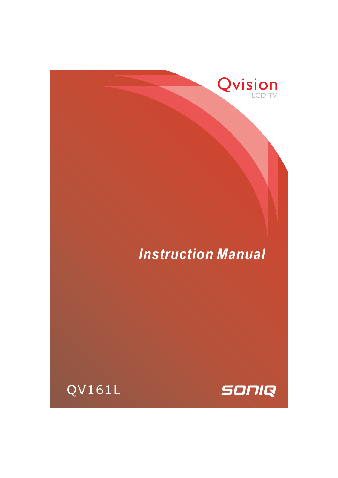 SONIQ QV161L Instruction Manual