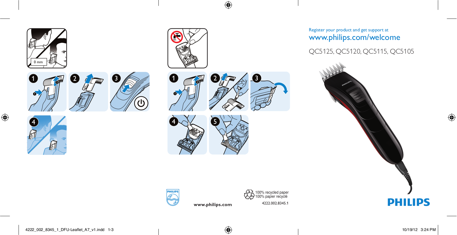 Philips QC5115/16 User guide - ManualMachine.com
