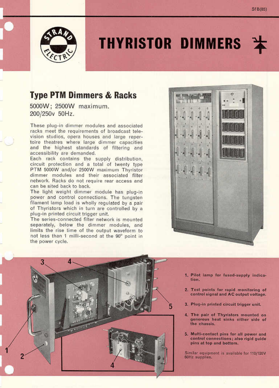 Strand PTM Dimmers Datasheet - ManualMachine.com