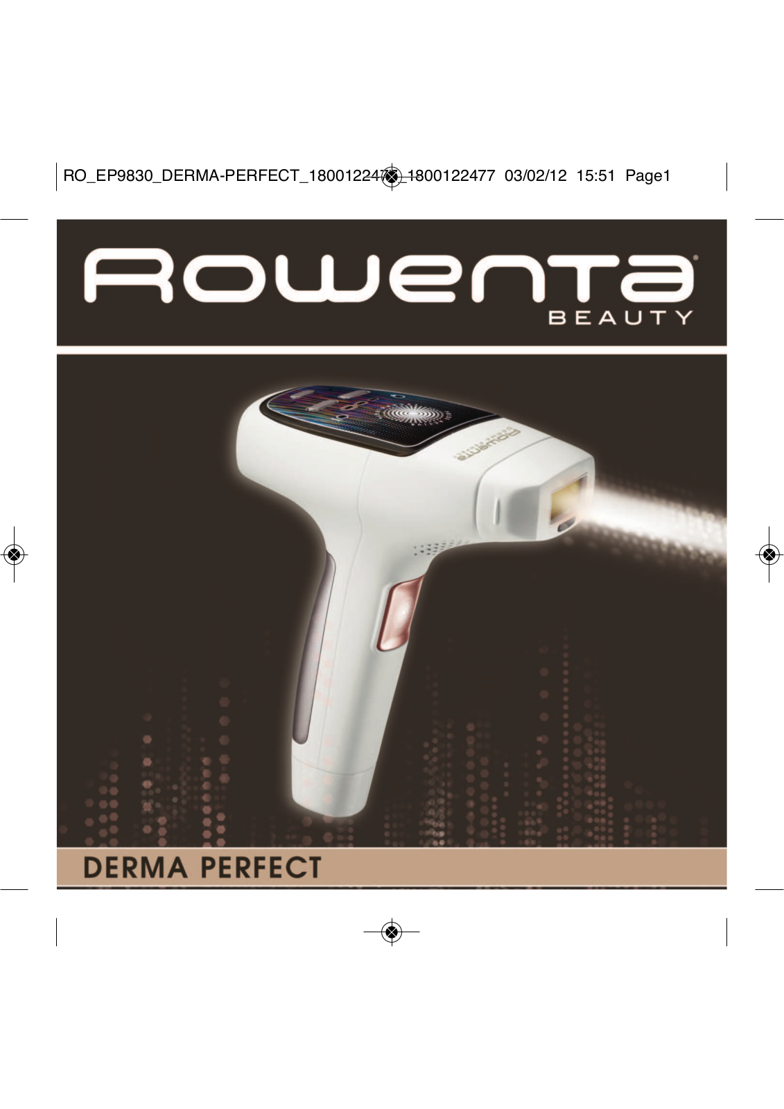 Rowenta EP9810 User manual