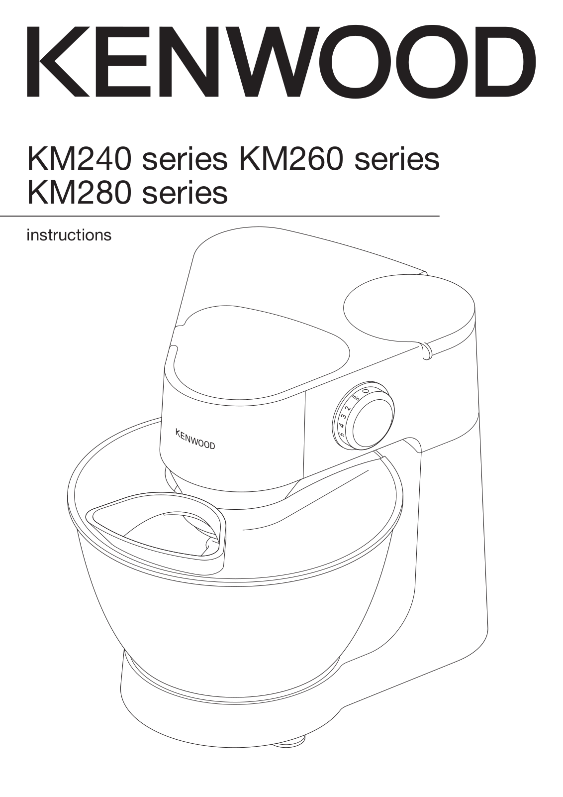 KENWOOD KM242 User Manual