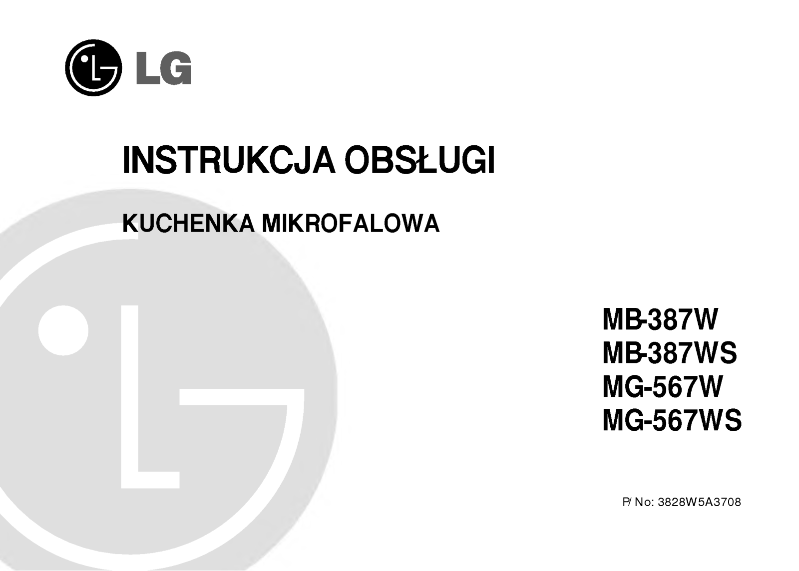 Lg MG-567W, MG-567WS User Manual