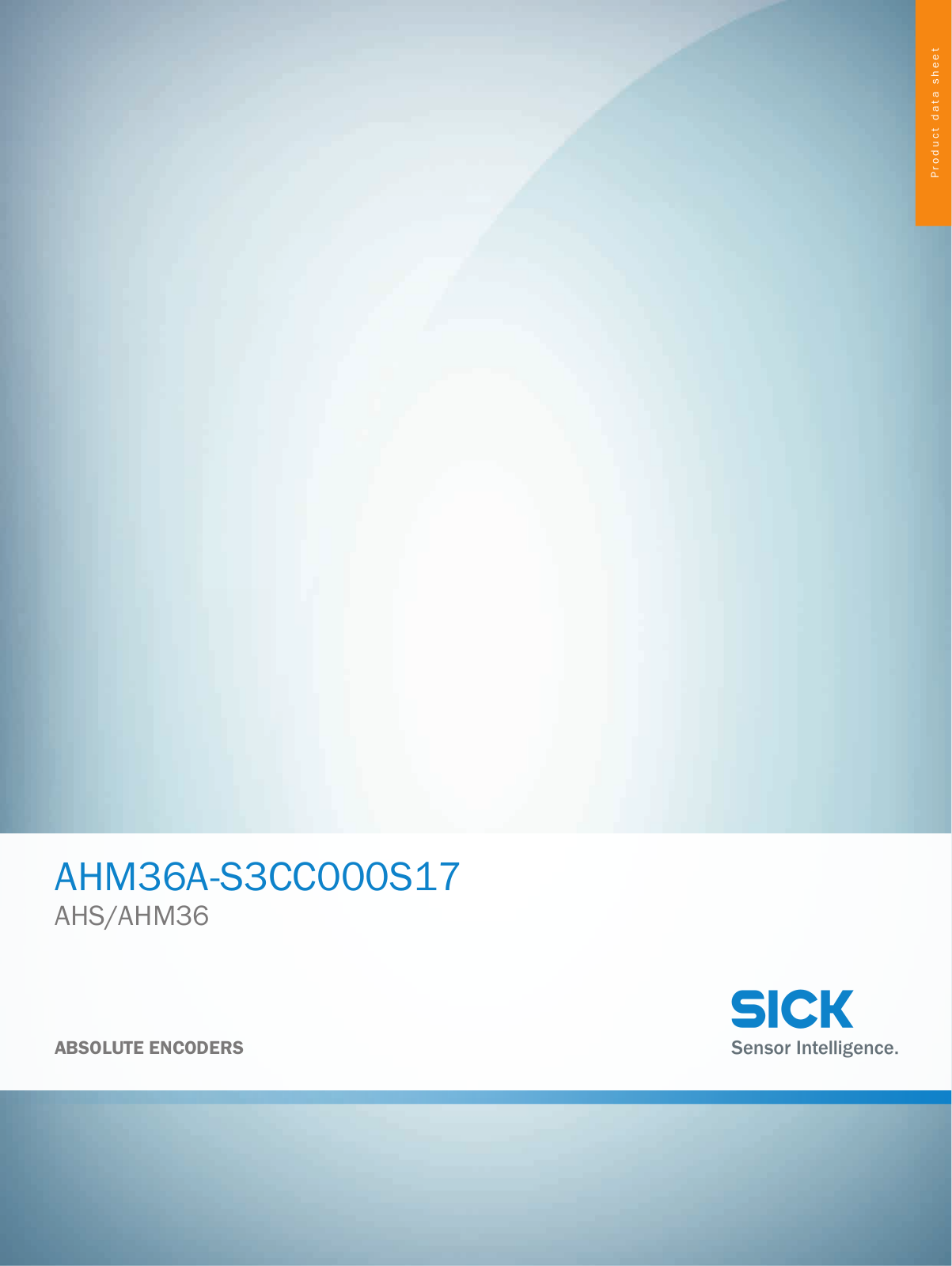 Sick AHM36A-S3CC000S17 Data Sheet