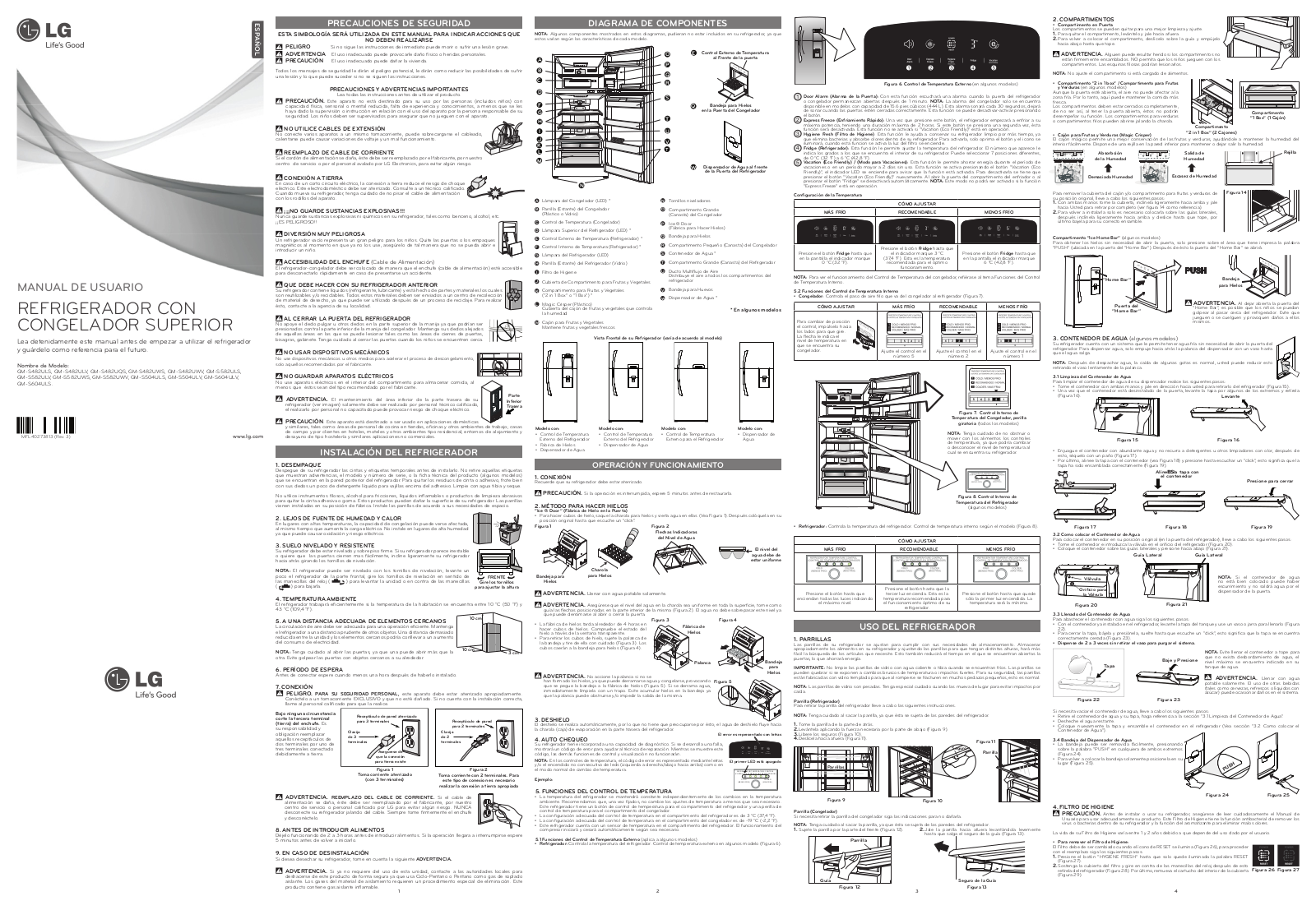 LG GM-S582ULV Owner's Manual