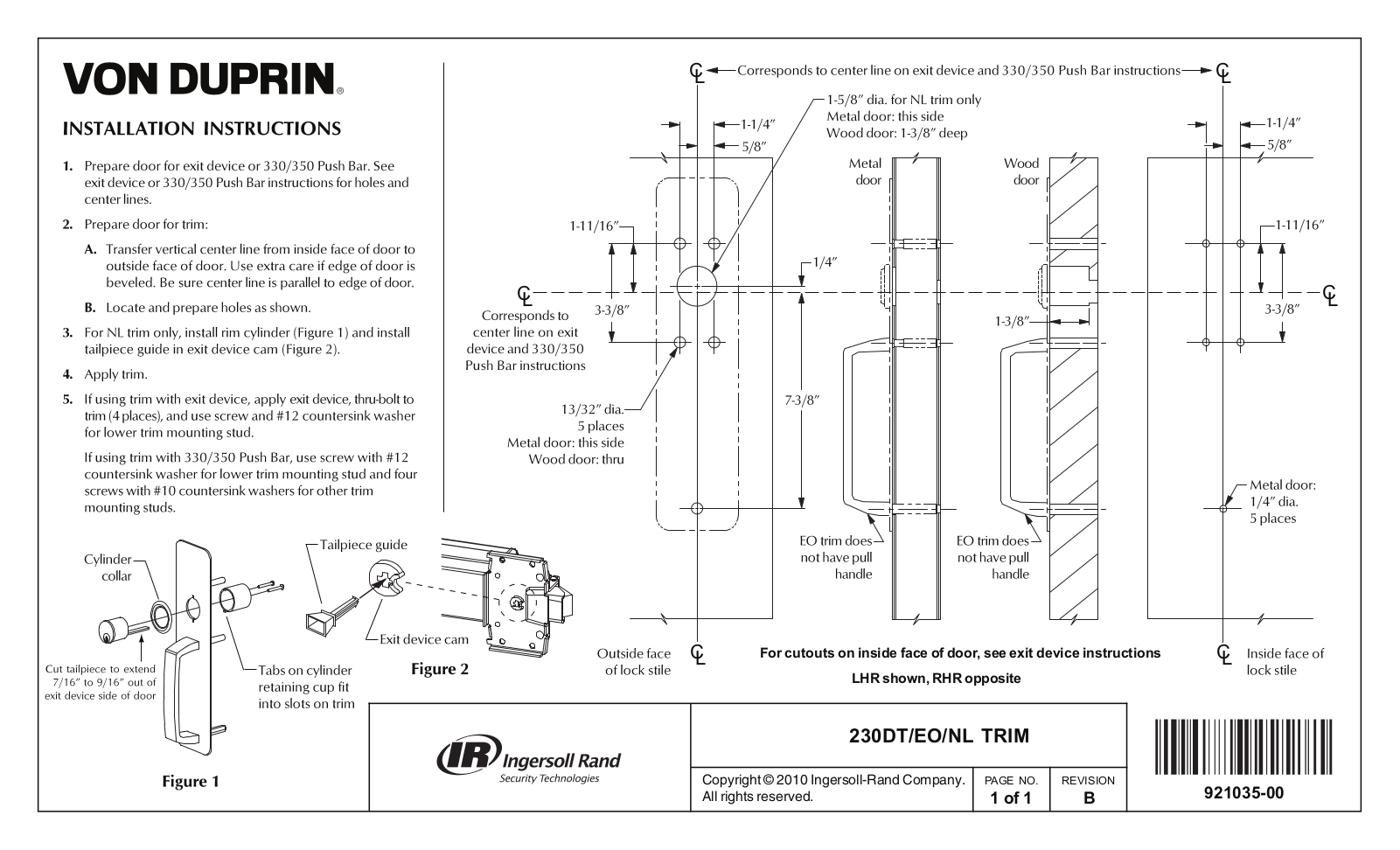 Factory Direct Hardware 230EO28 User Manual