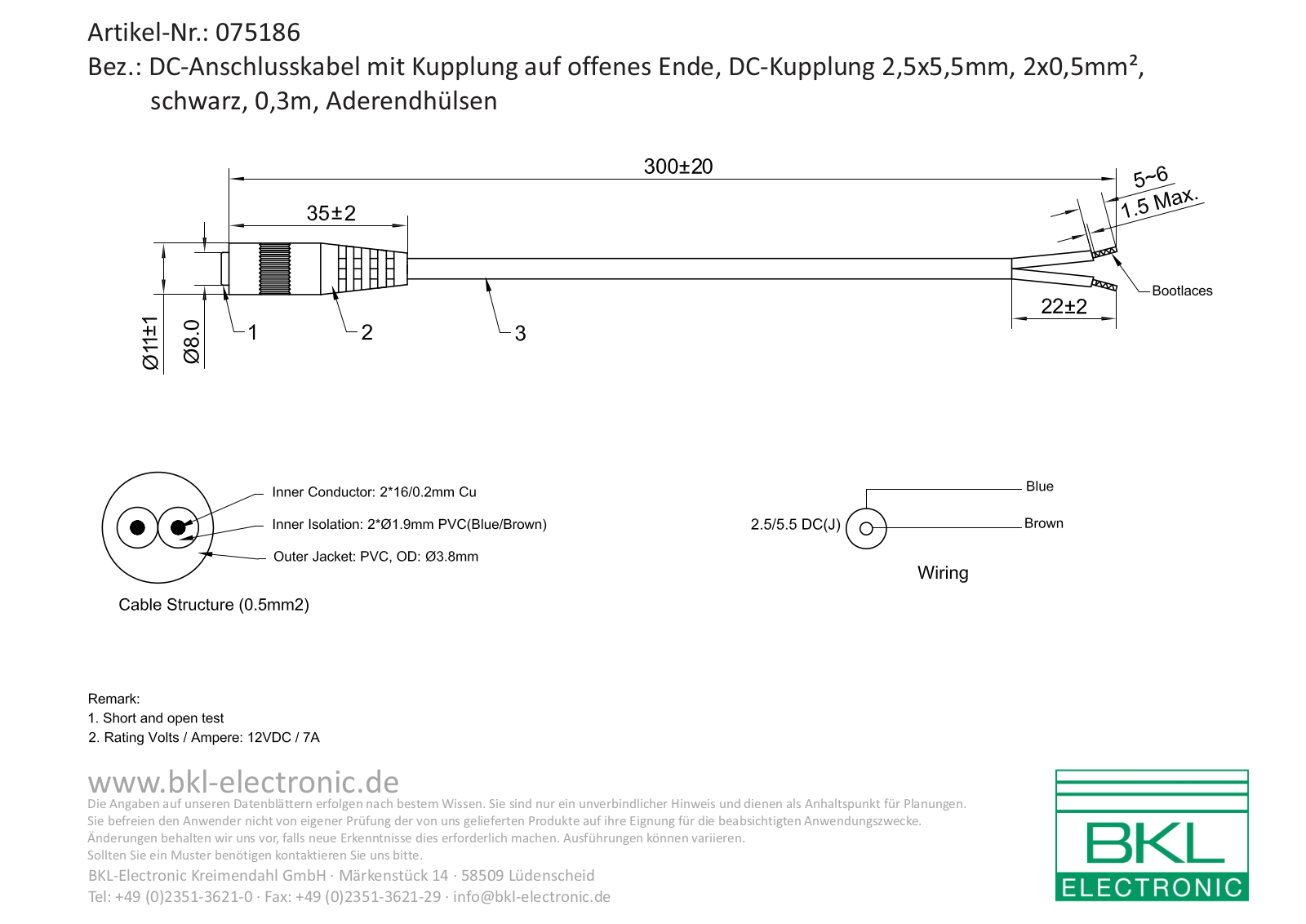 BKL BKL 075186 Datasheet - ManualMachine.com