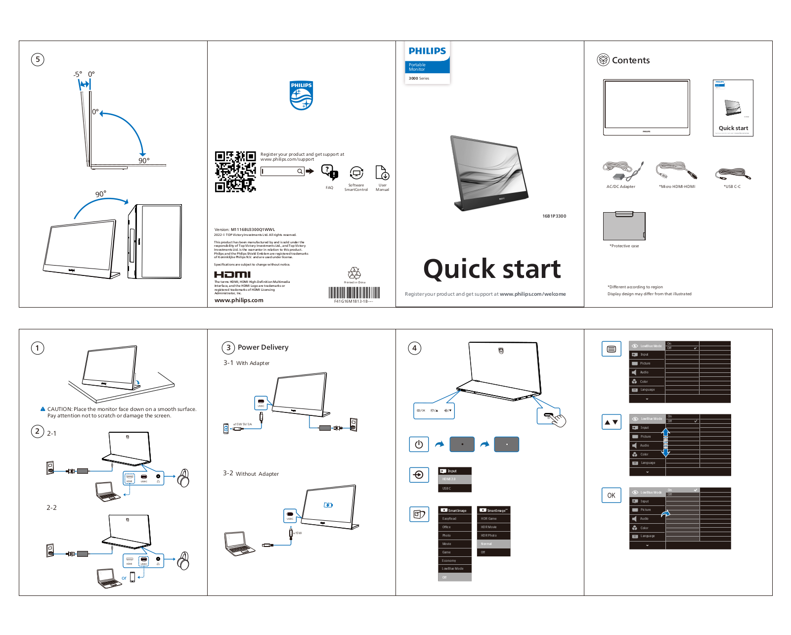 Philips 16B1P3300/75, 16B1P3300/70, 16B1P3300/69 quick start guide - ManualMachine.com