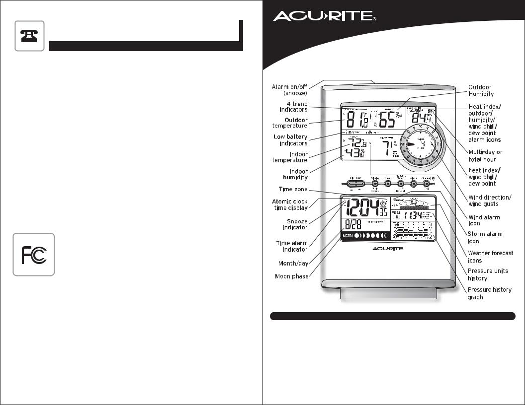 AcuRite 00595 User Manual