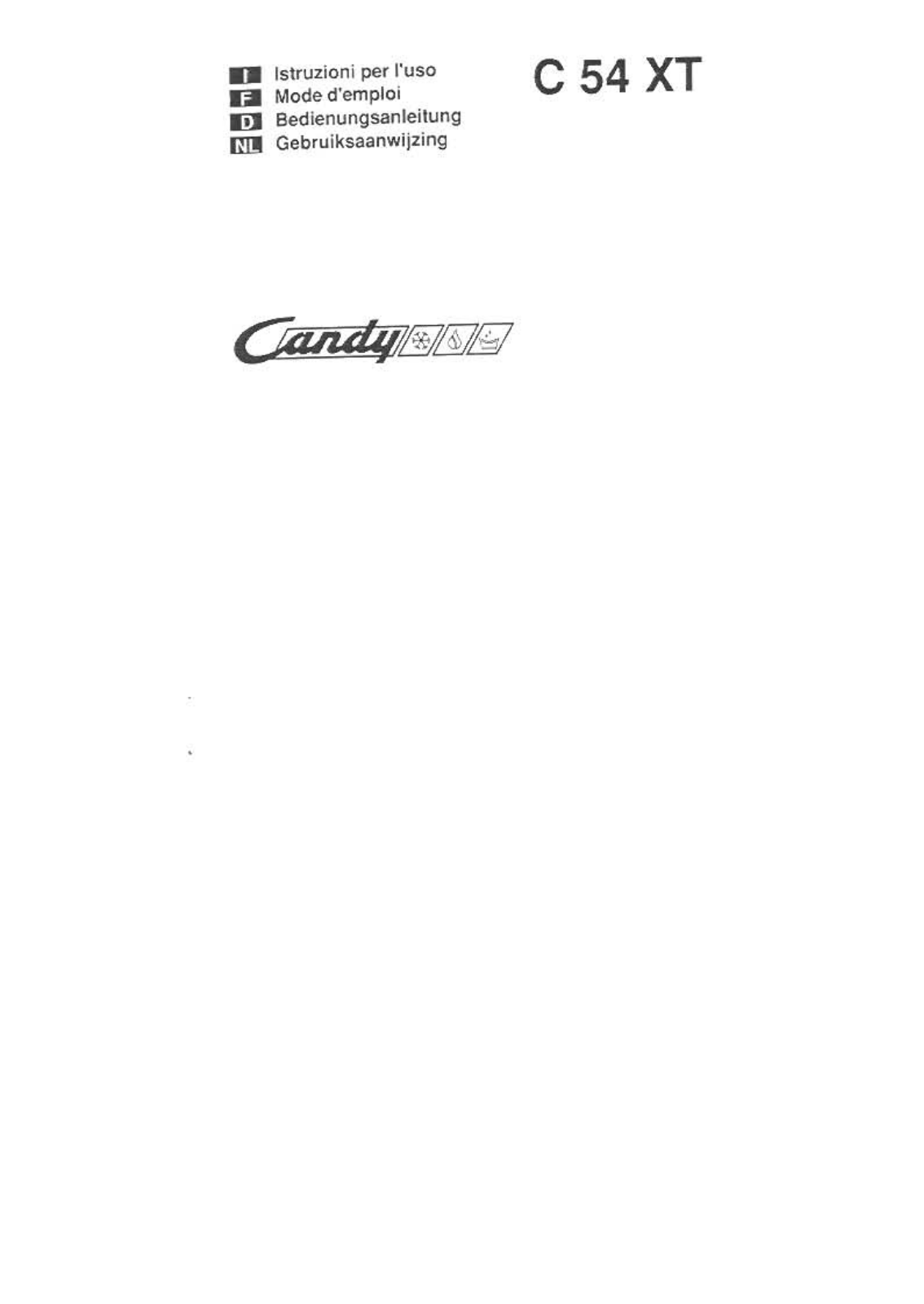 CANDY C 54 XT User Manual