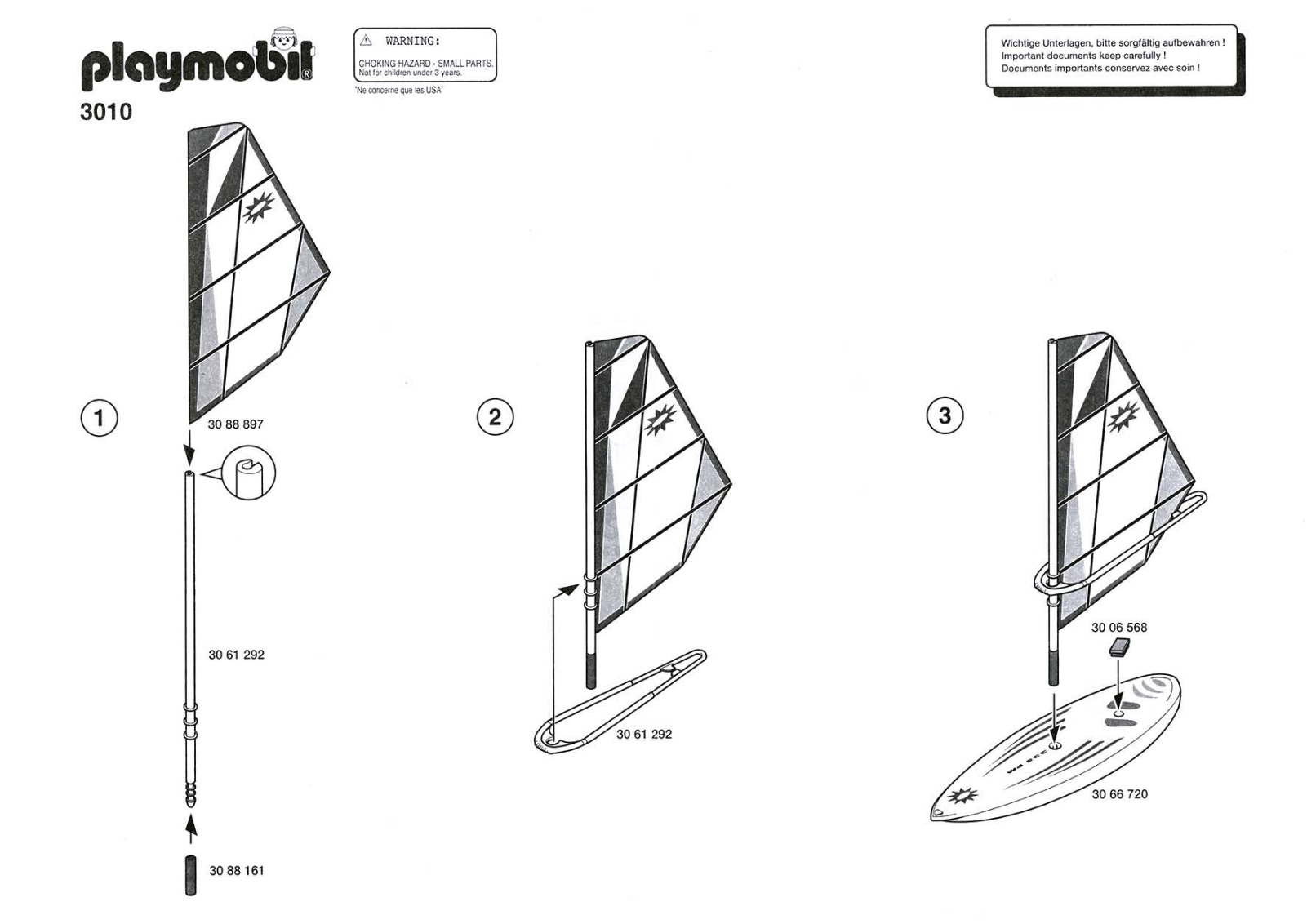 Playmobil 3010 Instructions